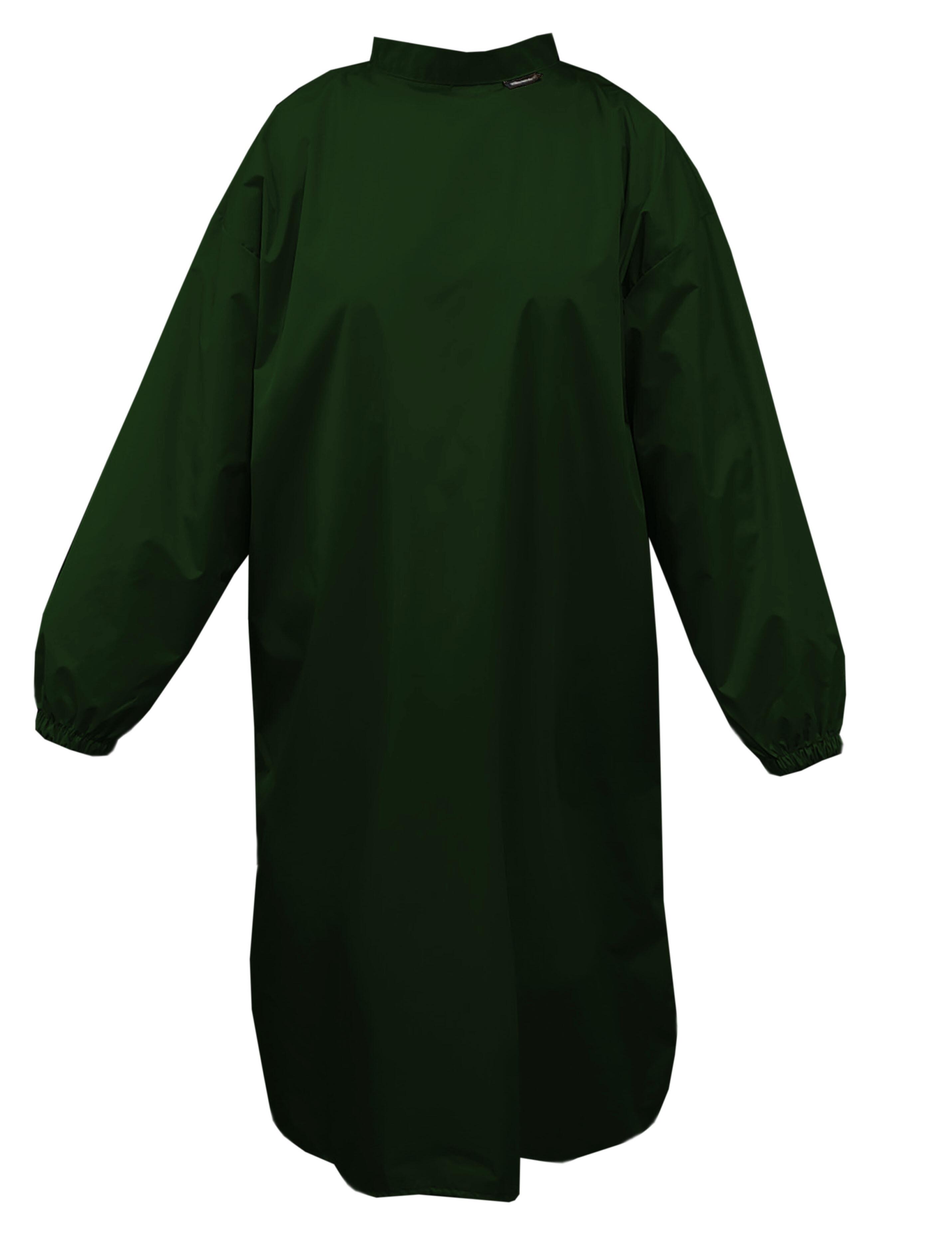 Nibano Hairdressing gown with sleeves Bottle Green