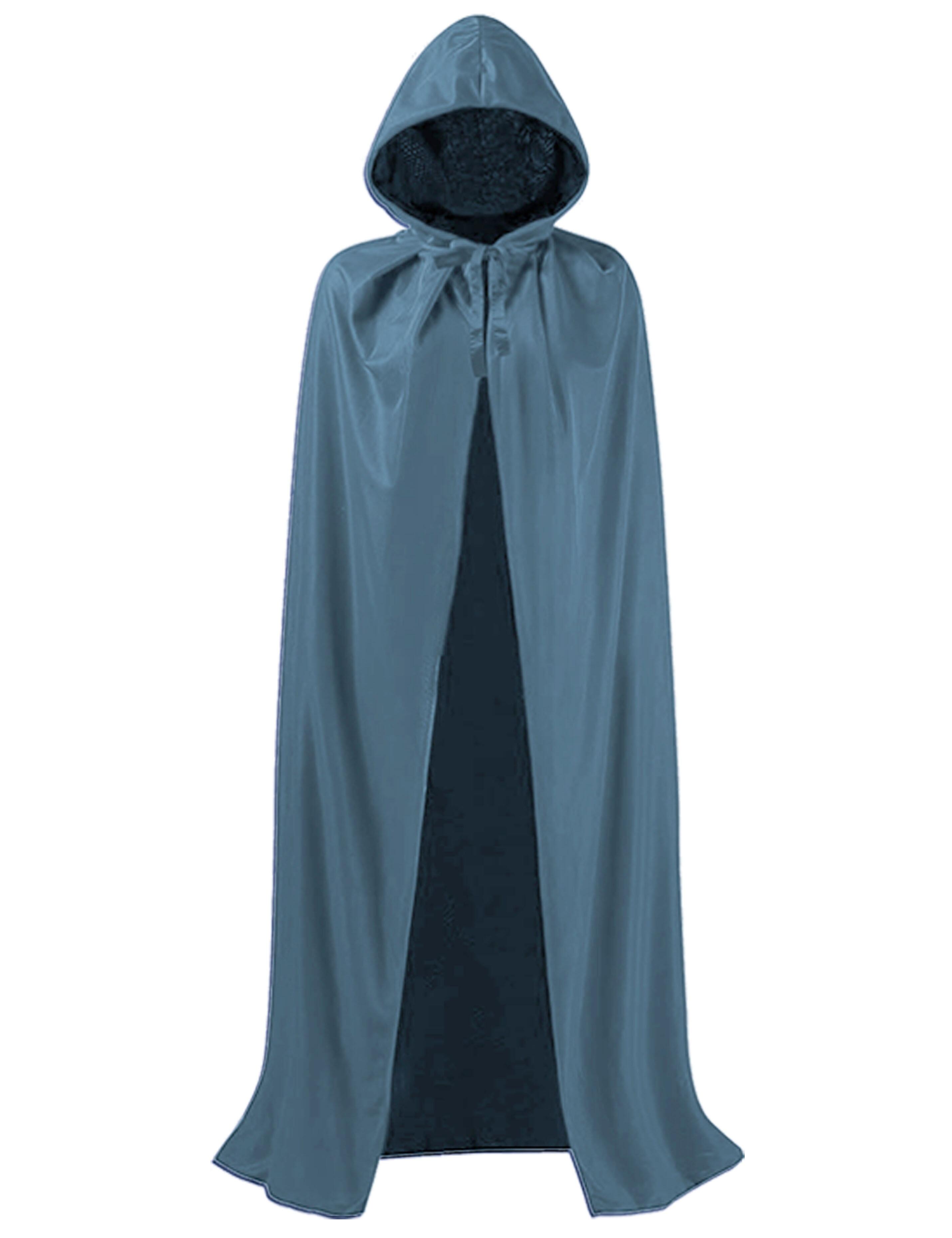 Hooded Hairdressing show gown Steel Blue