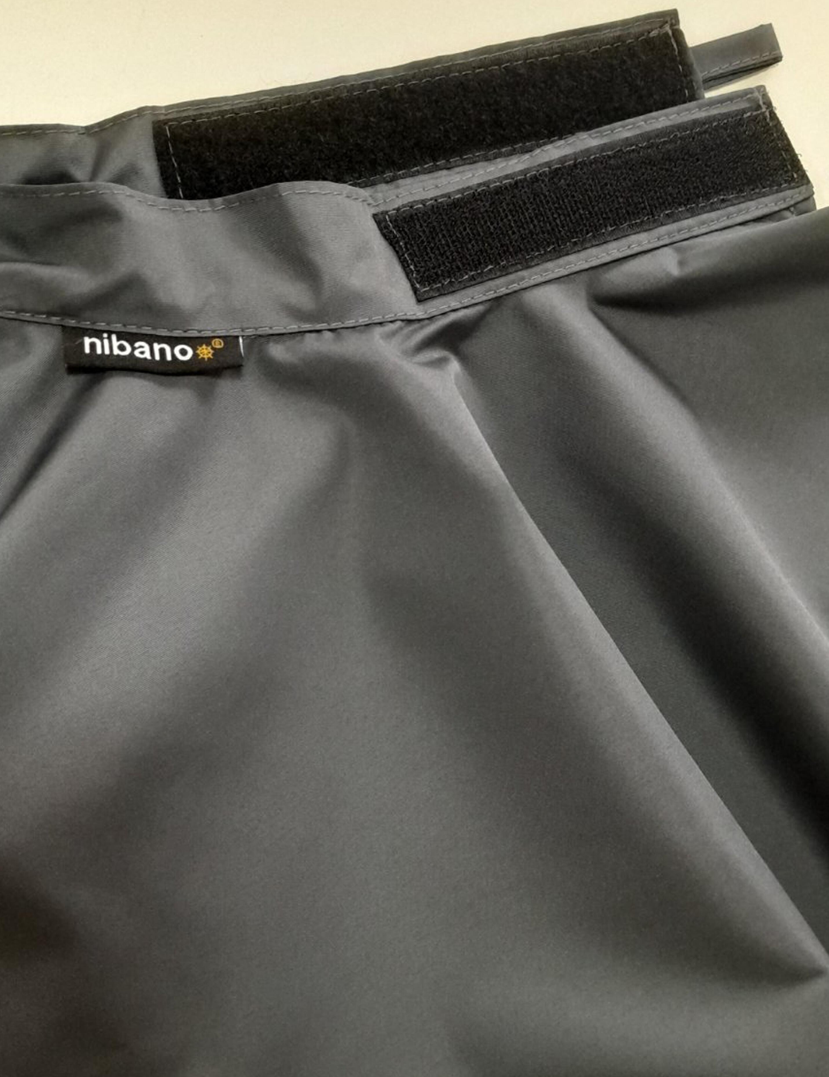 Dark Grey Gown for hairdressers with velcro closing