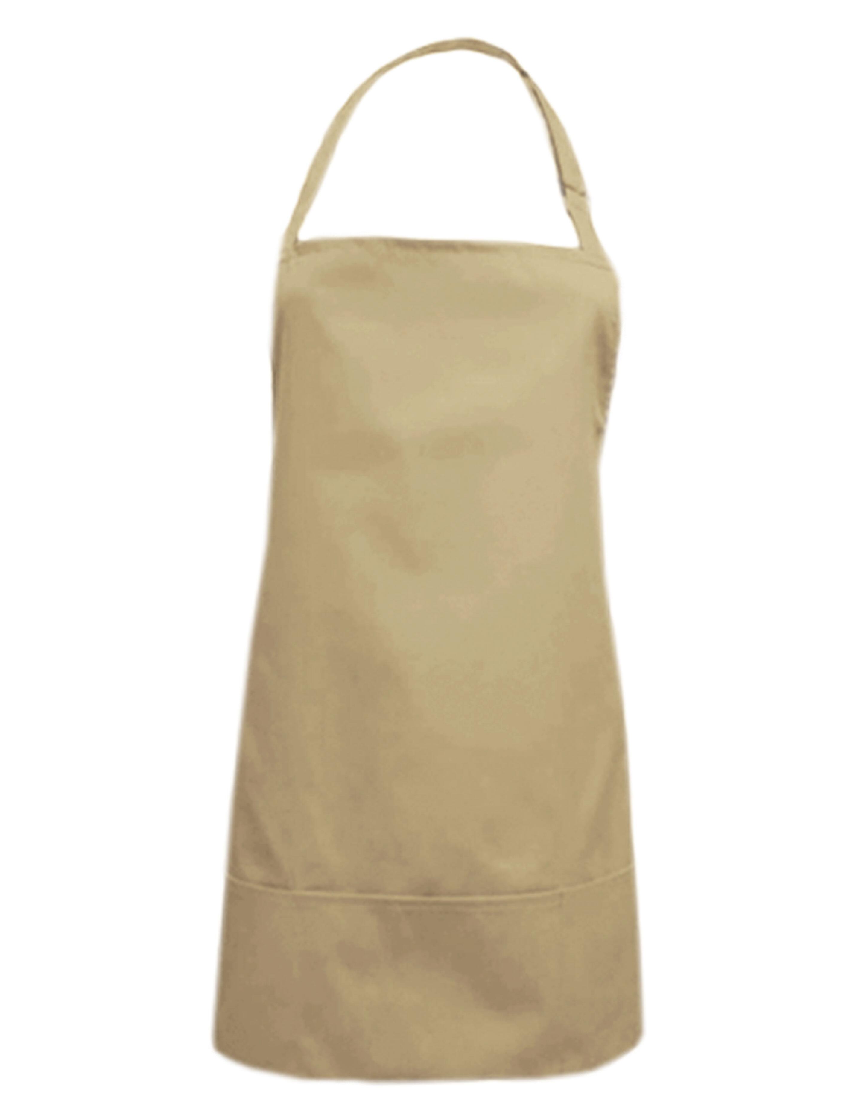 Nibano waterproof short hair and beauty salon apron cappuccino