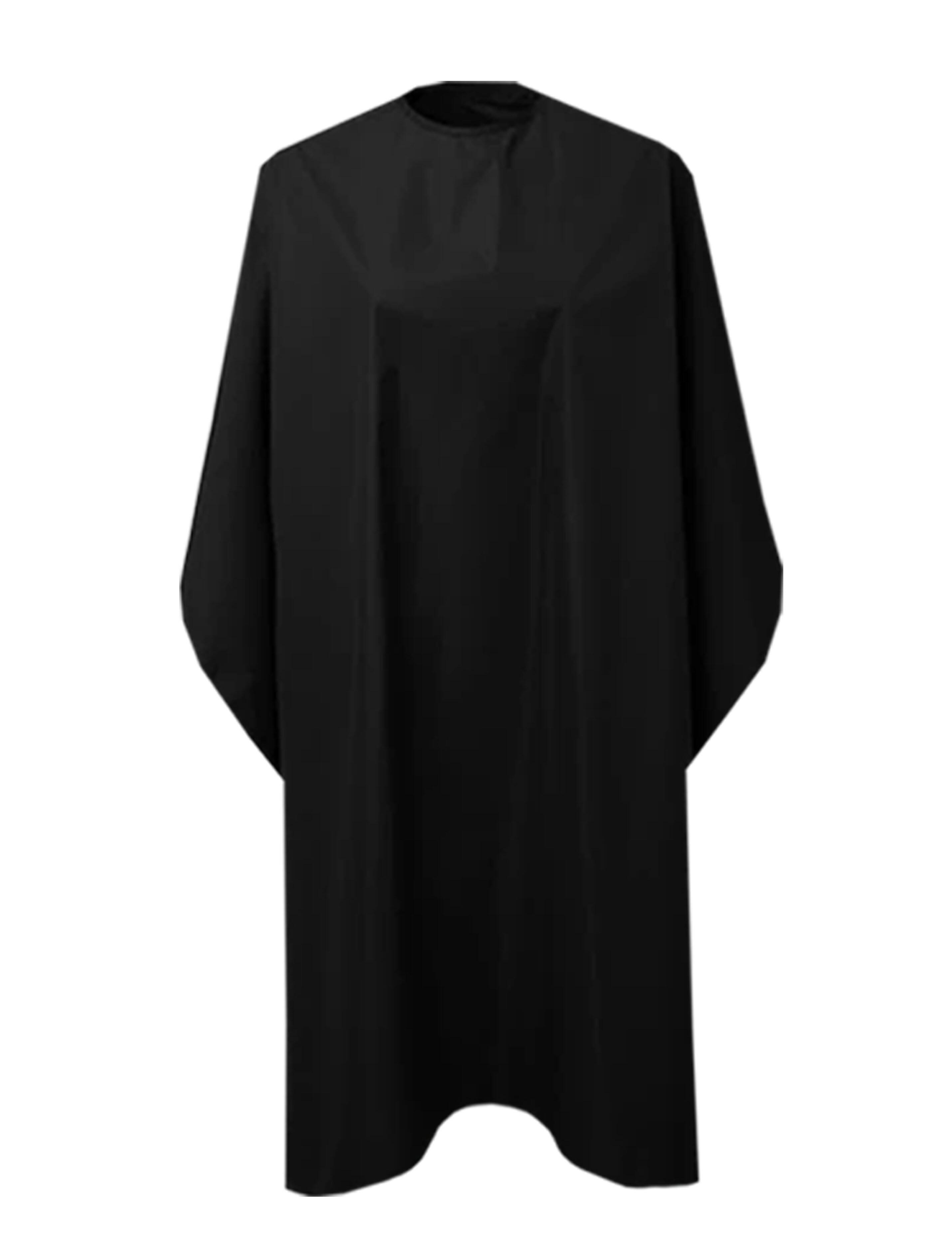 Professional kids hair cutting cape in black color