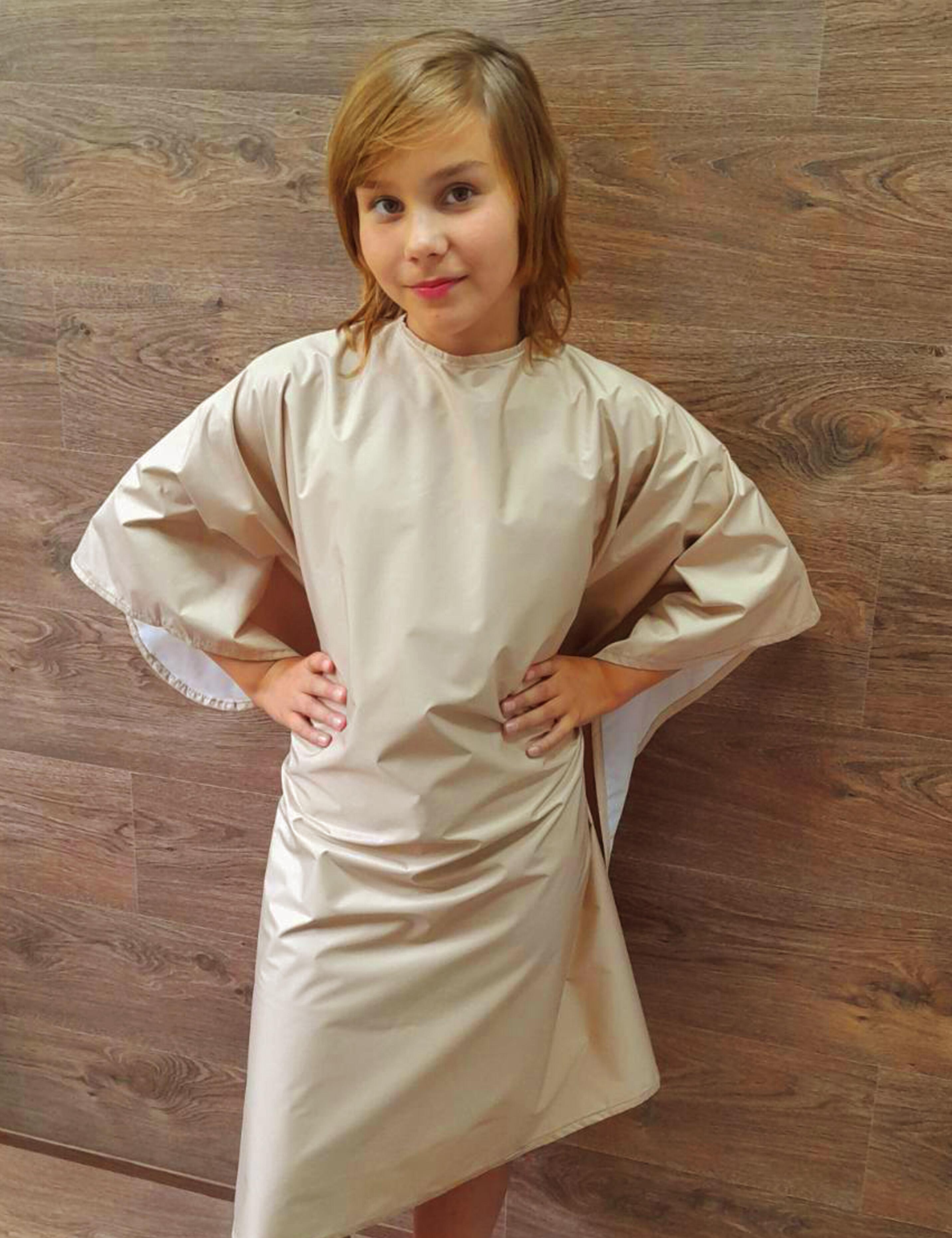 Child haircut cape Cappuccino