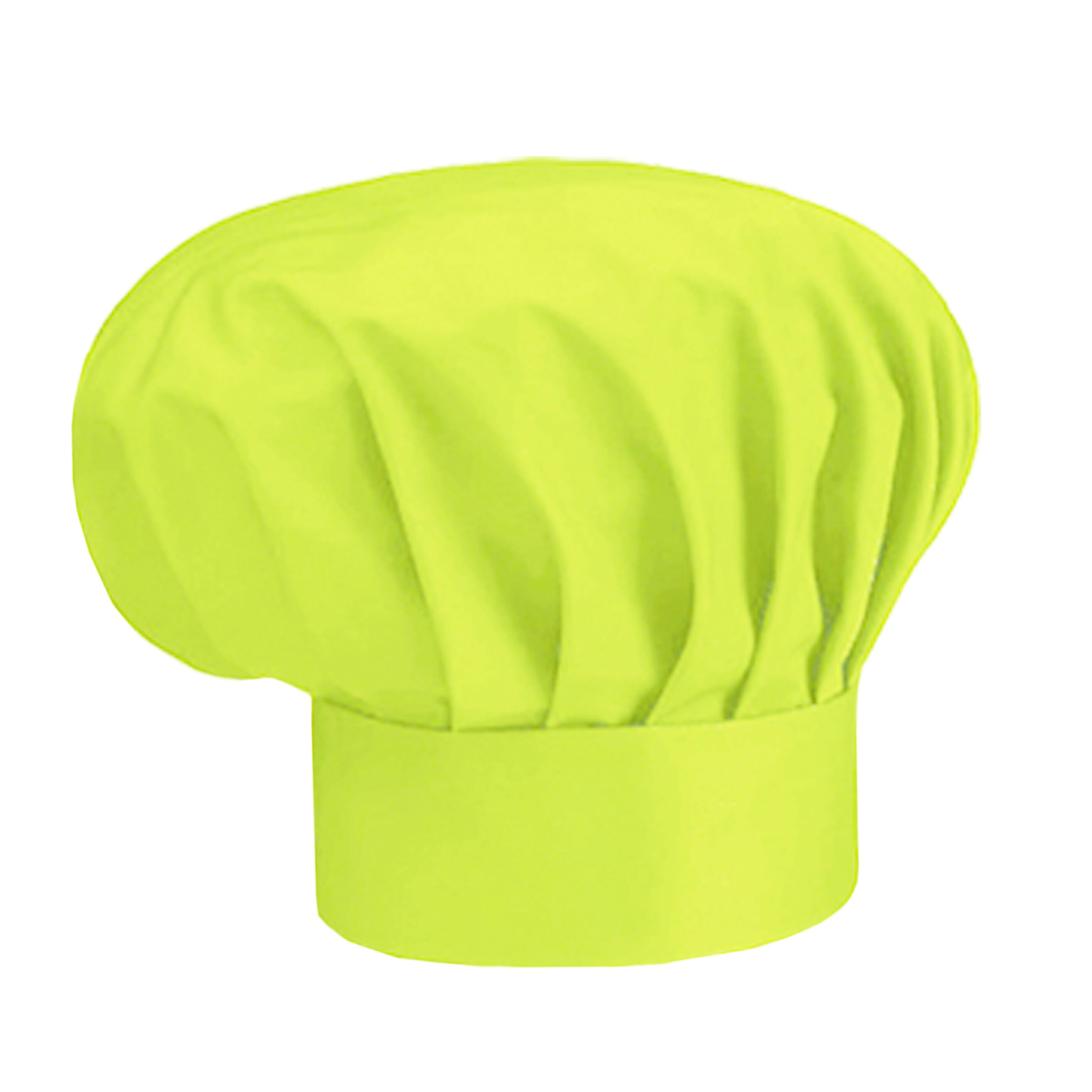 Lime chef’s hat for bakery, café and restaurant use