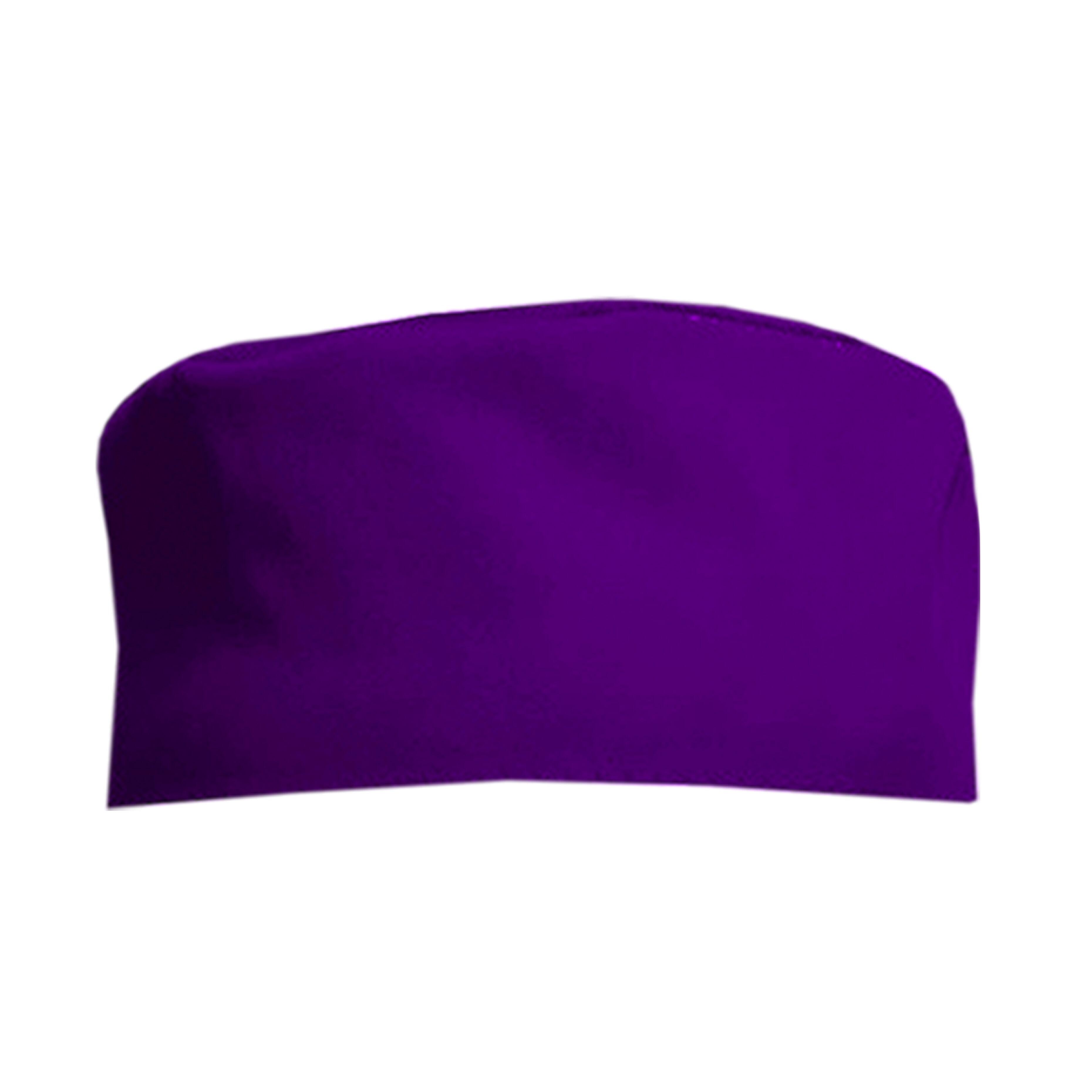Purple chef skull cap suitable for embroidery or print