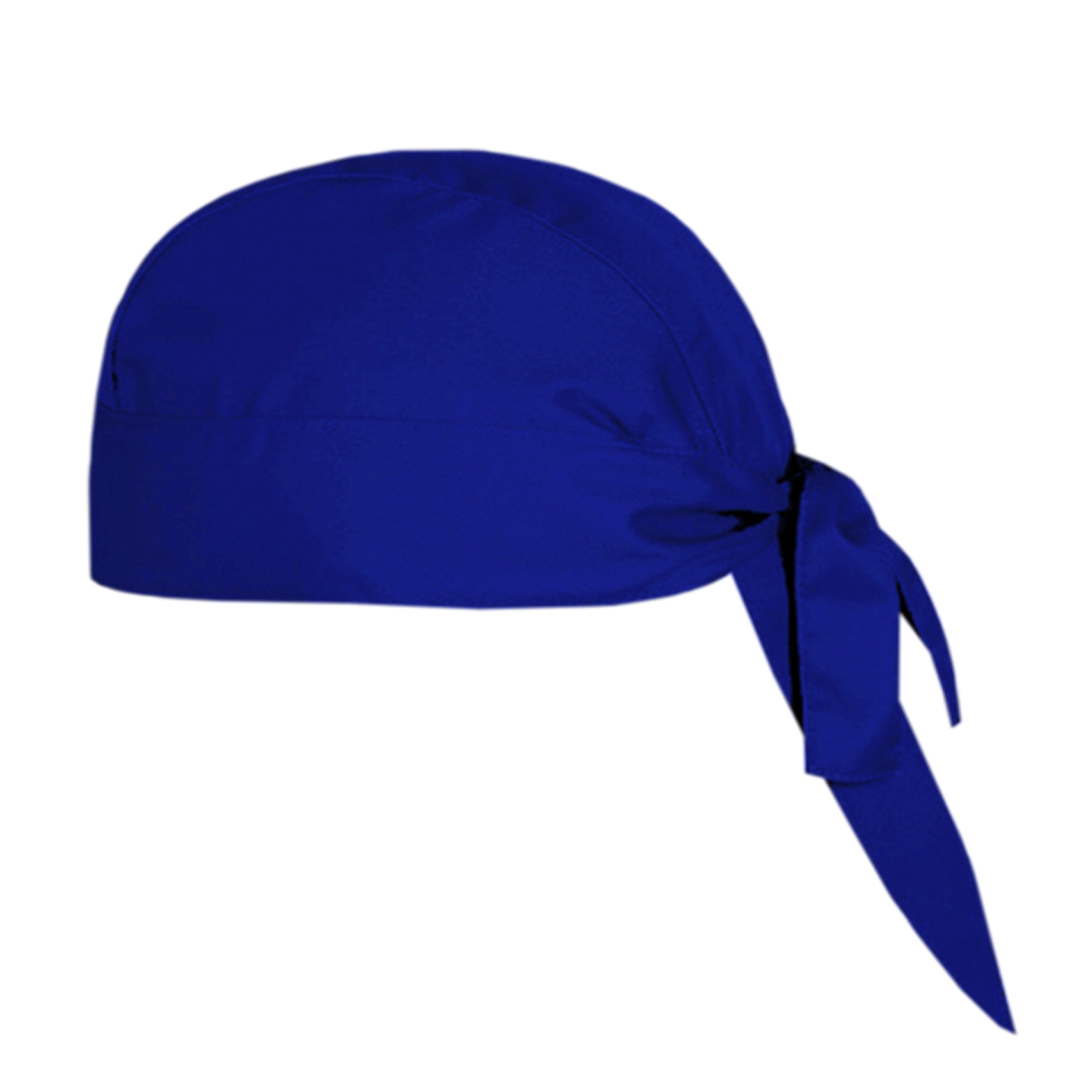 Royal Blue chef bandana for restaurants and catering