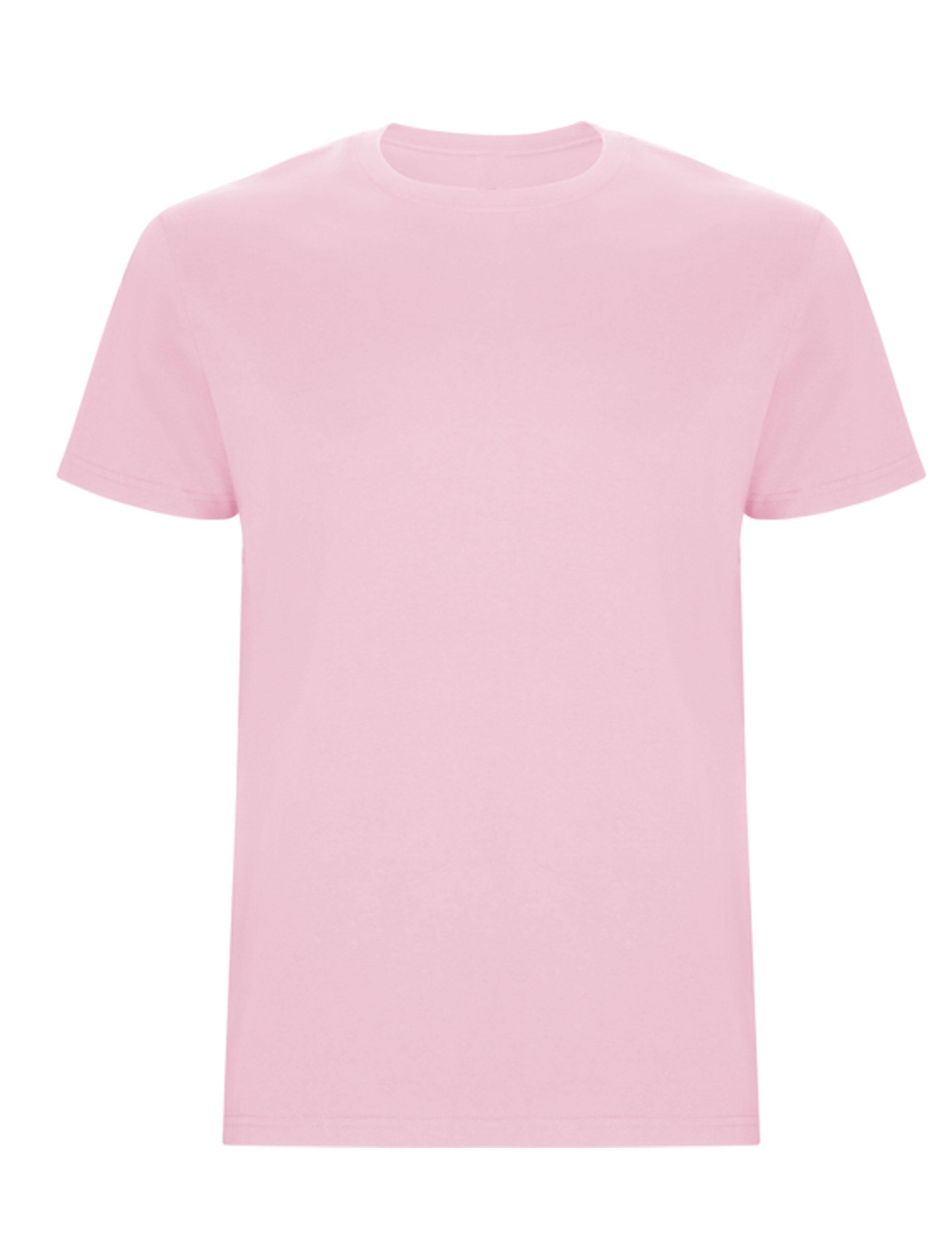 Pink heavyweight kids t-shirt durable cotton plain or custom print