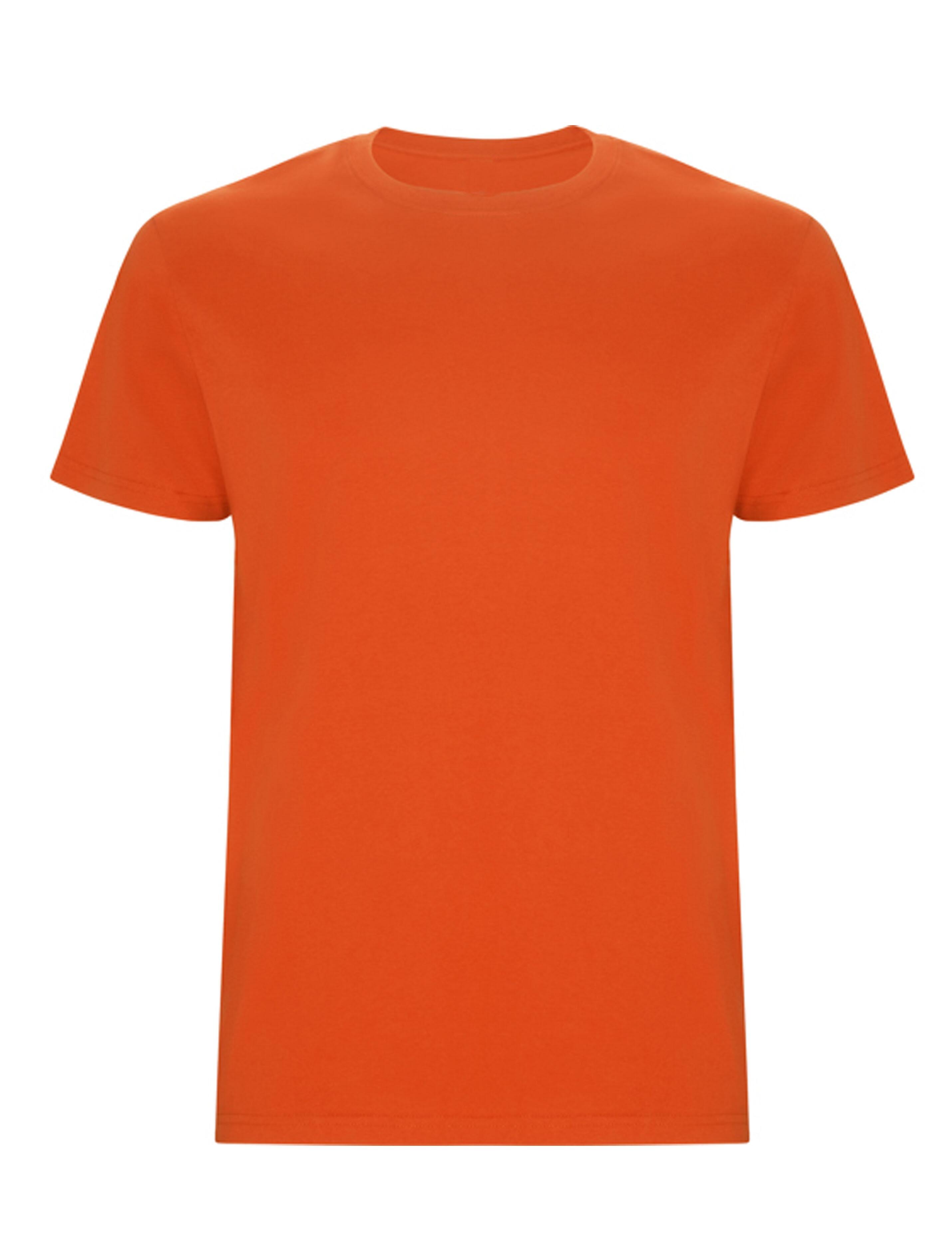 Orange children’s durable t-shirt for everyday wear and customization