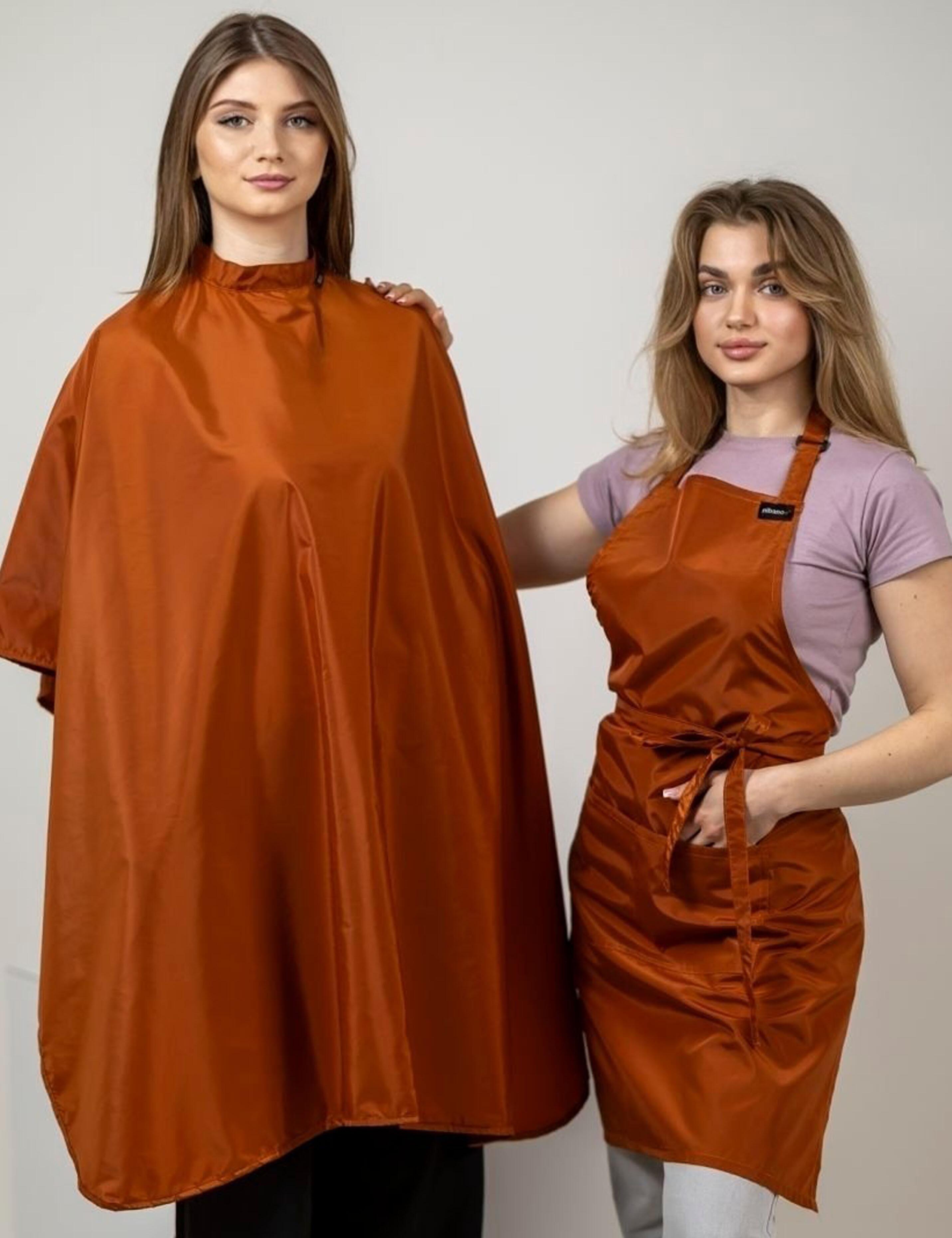 Ginger biscuit salon uniform gown modern design for beauty professionals