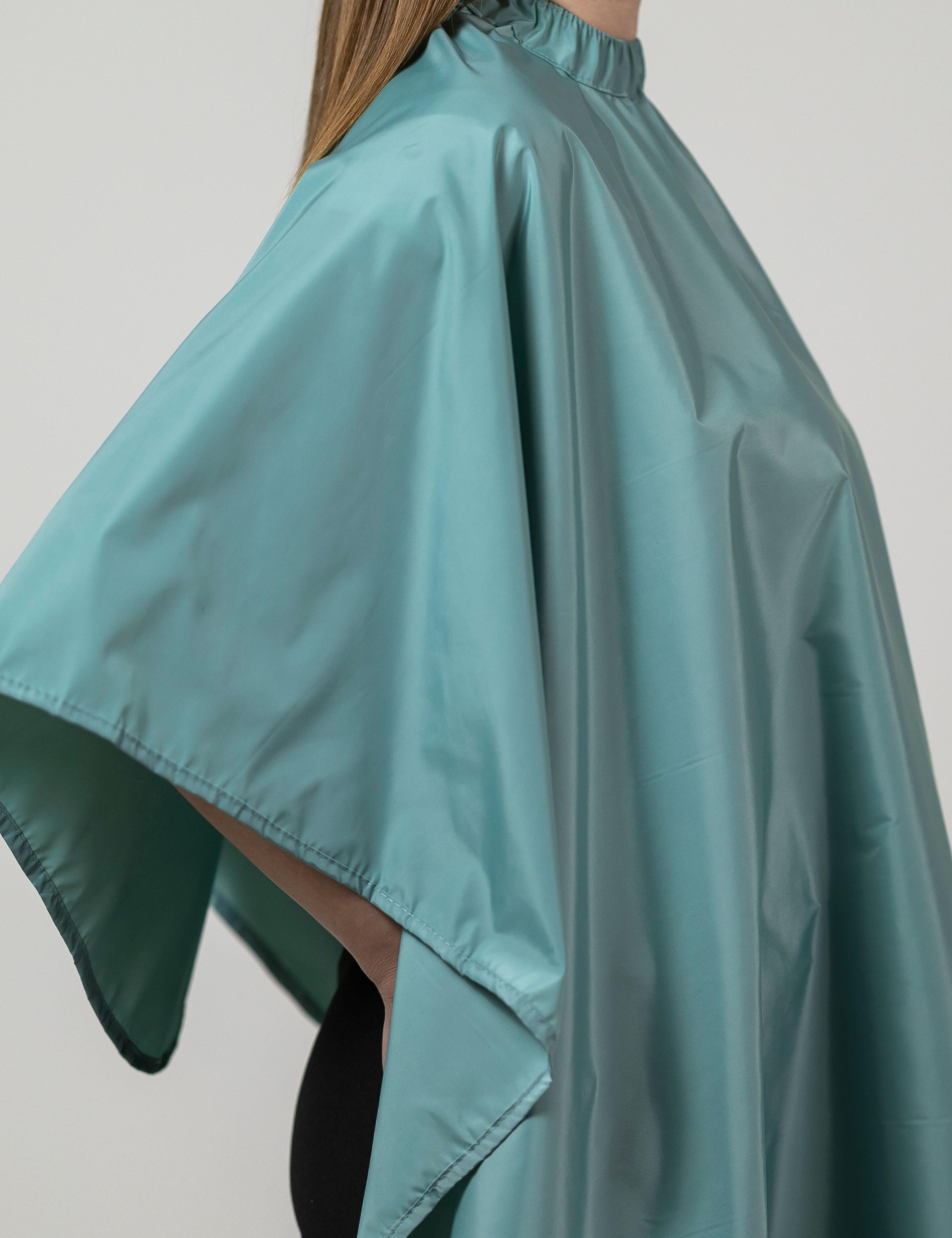 Sage Barber and Hairdressing Salon Gown with Logo Printing