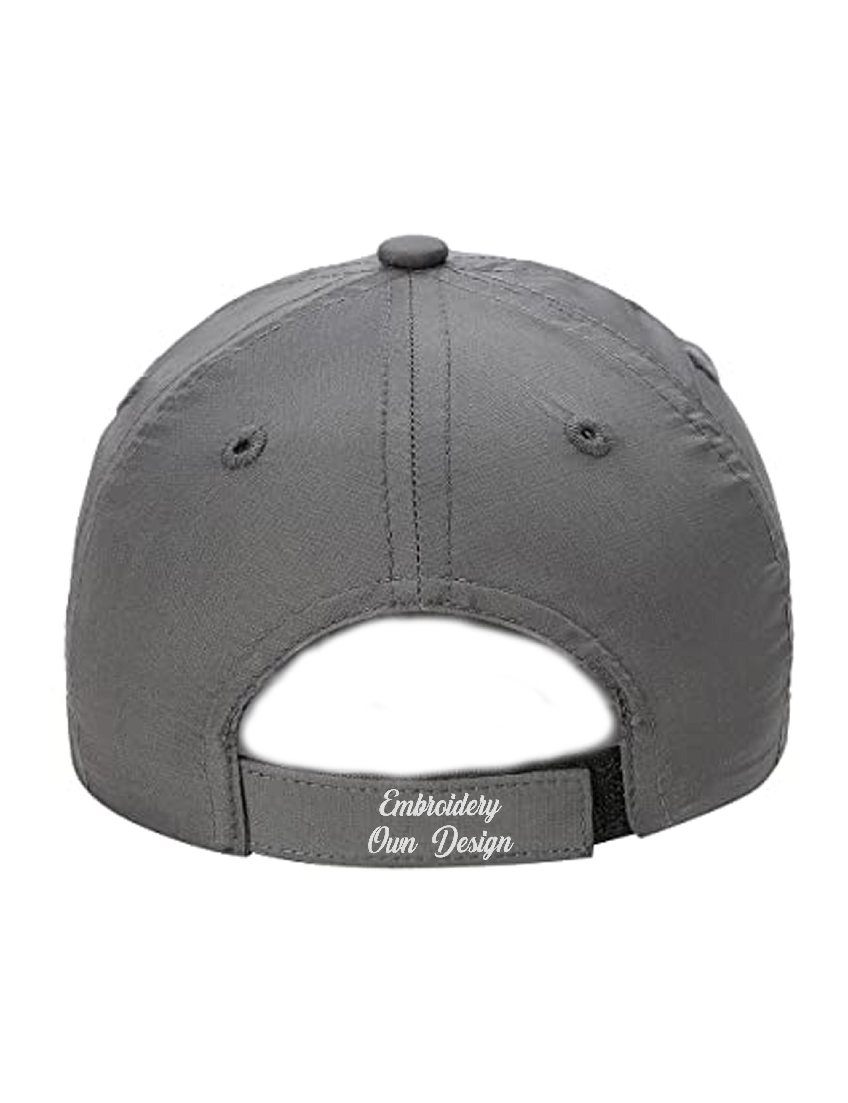 Embroidered Baseball Cap Dark Grey with your logo or design