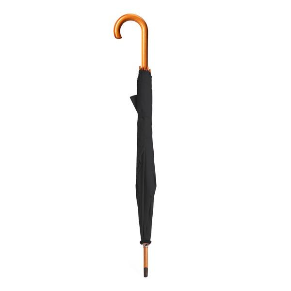 Personalised Umbrella with Wooden Handle Black with name or logo printed