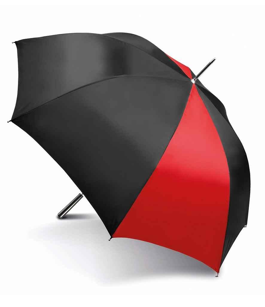 Personalised Golf Umbrella Black/Red with name or logo printed