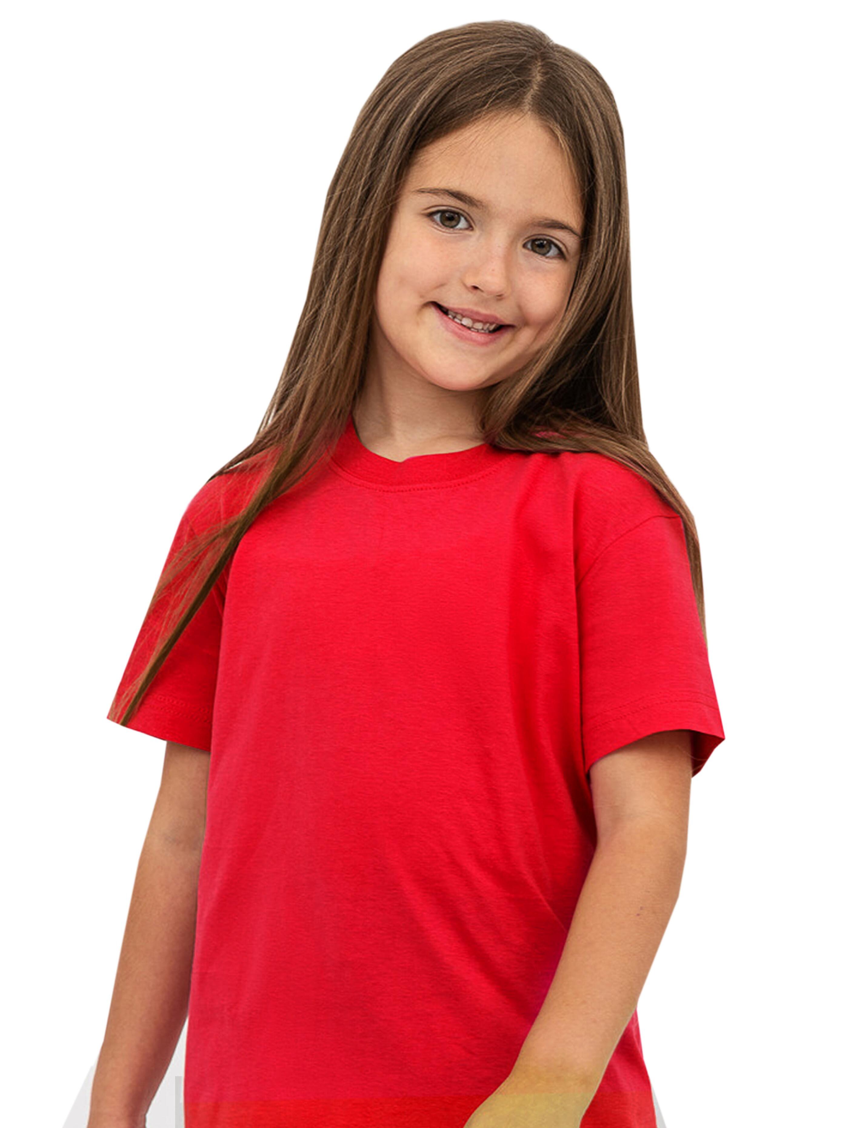 Red Kids T-Shirt with shiny print
