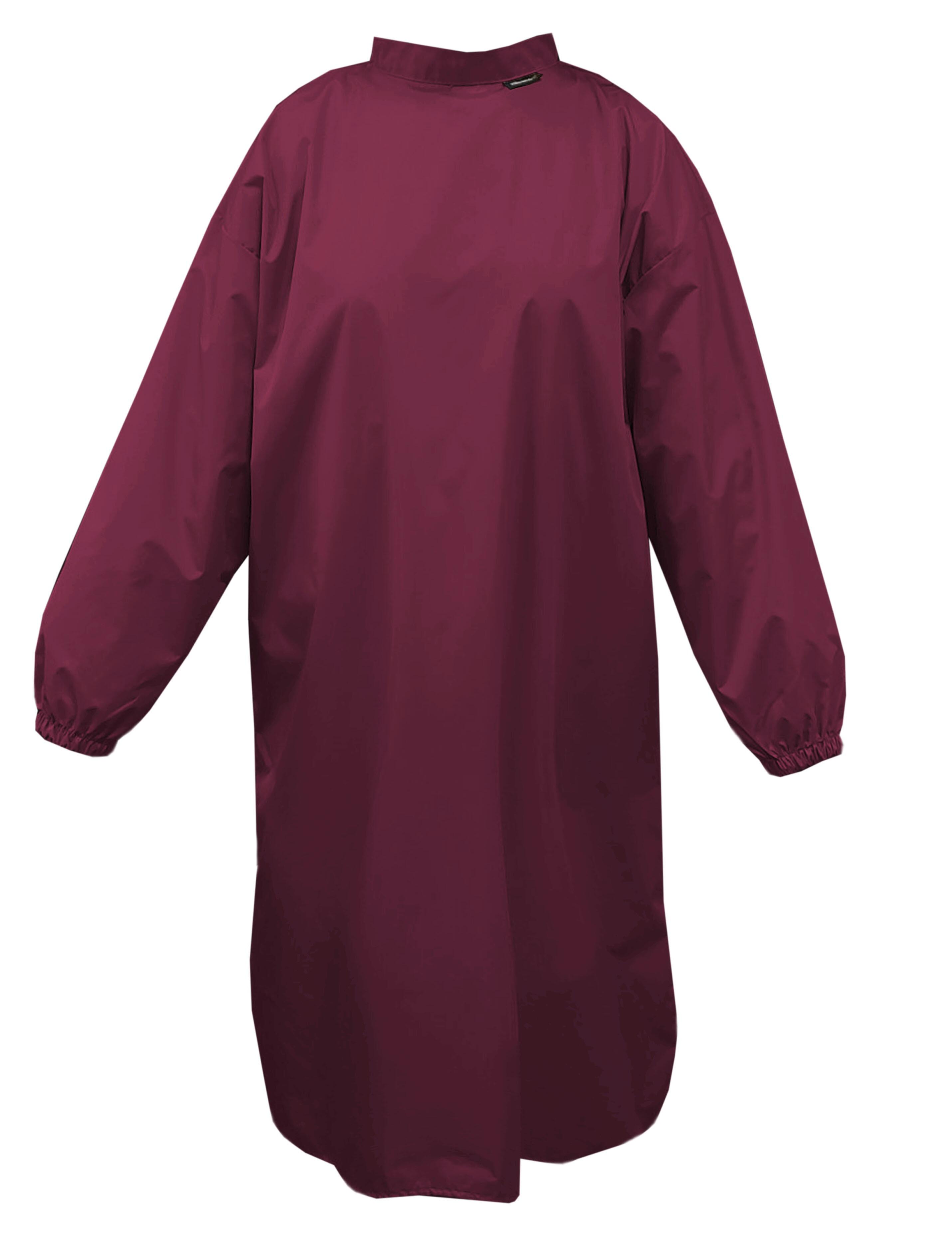 Nibano Hairdressing Gown with sleeves Burgundy