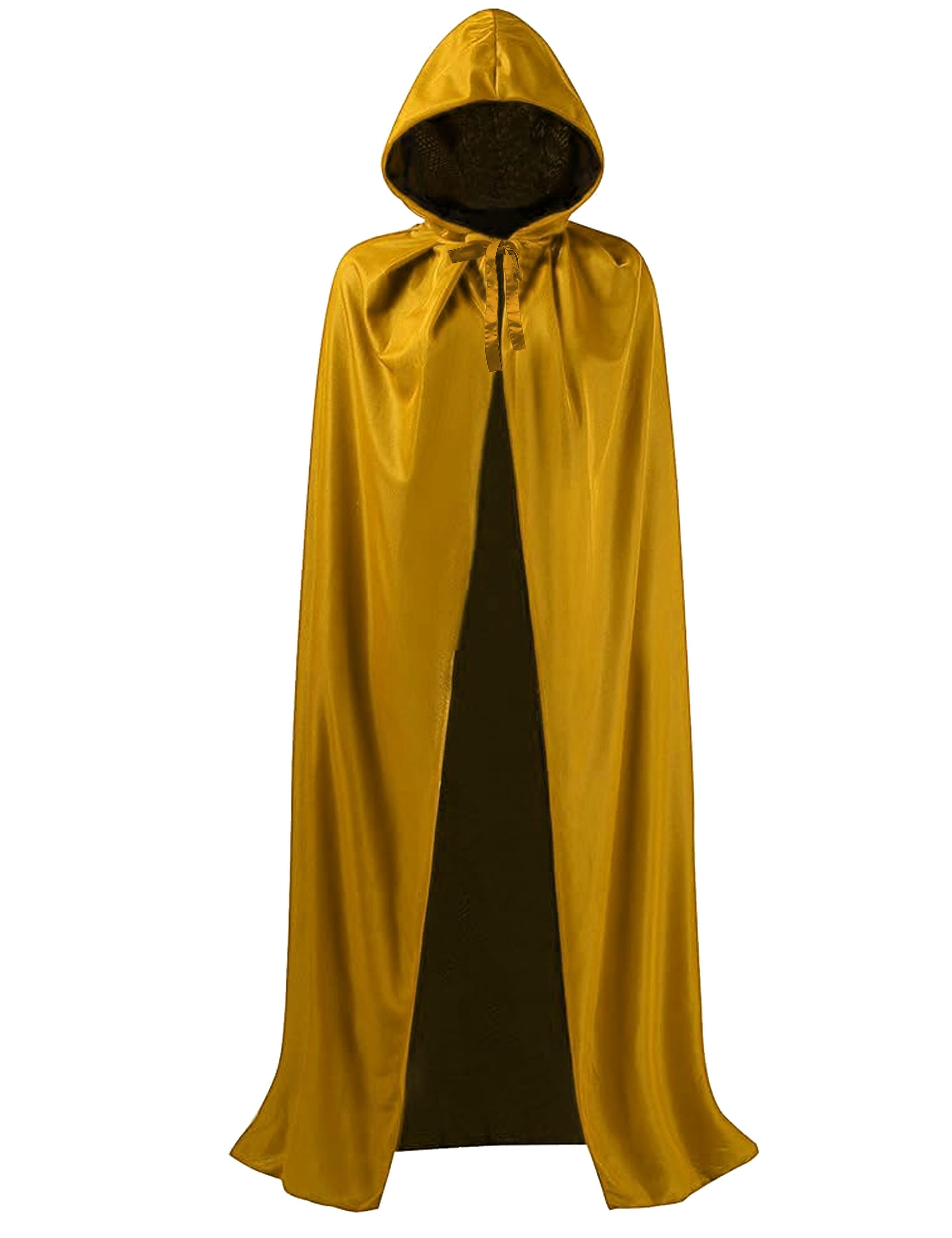 Hooded Hairdressing show gown Mustard
