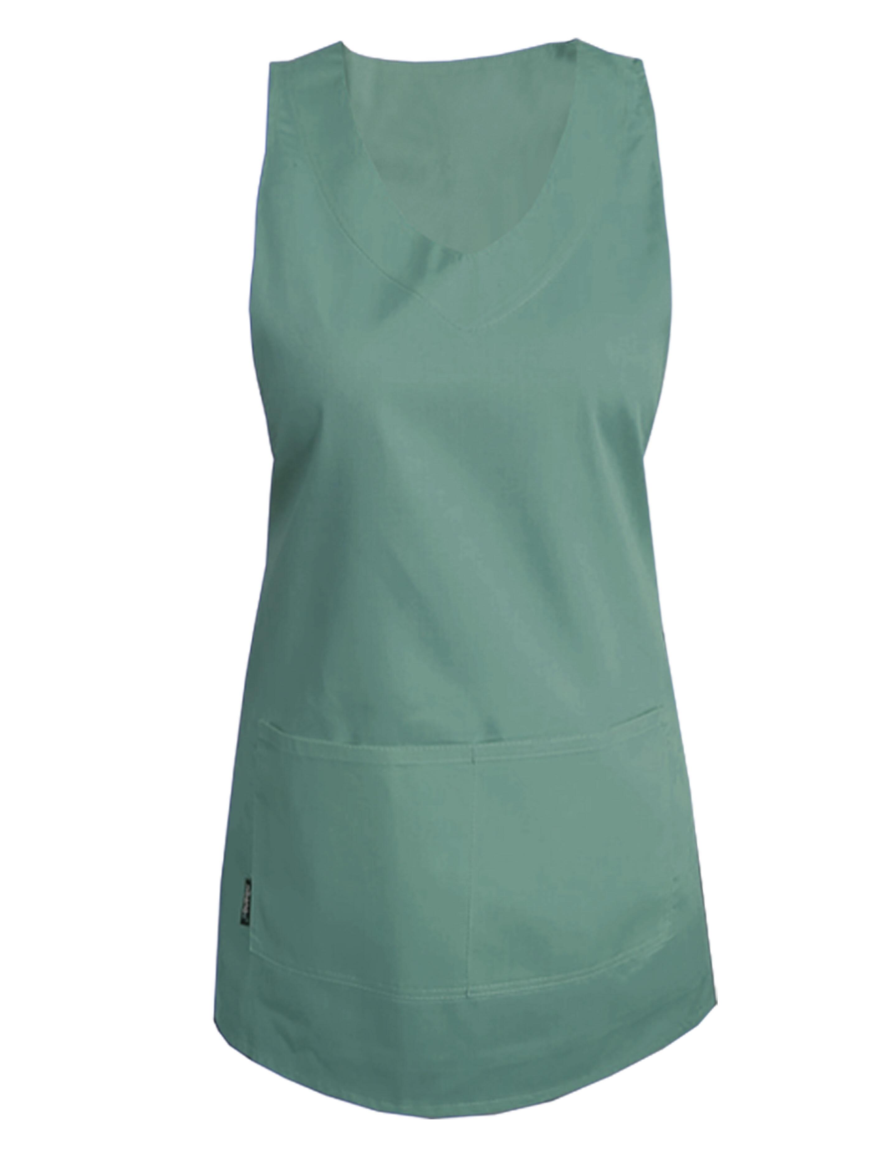 Nibano salon apron sage waterproof wrap around