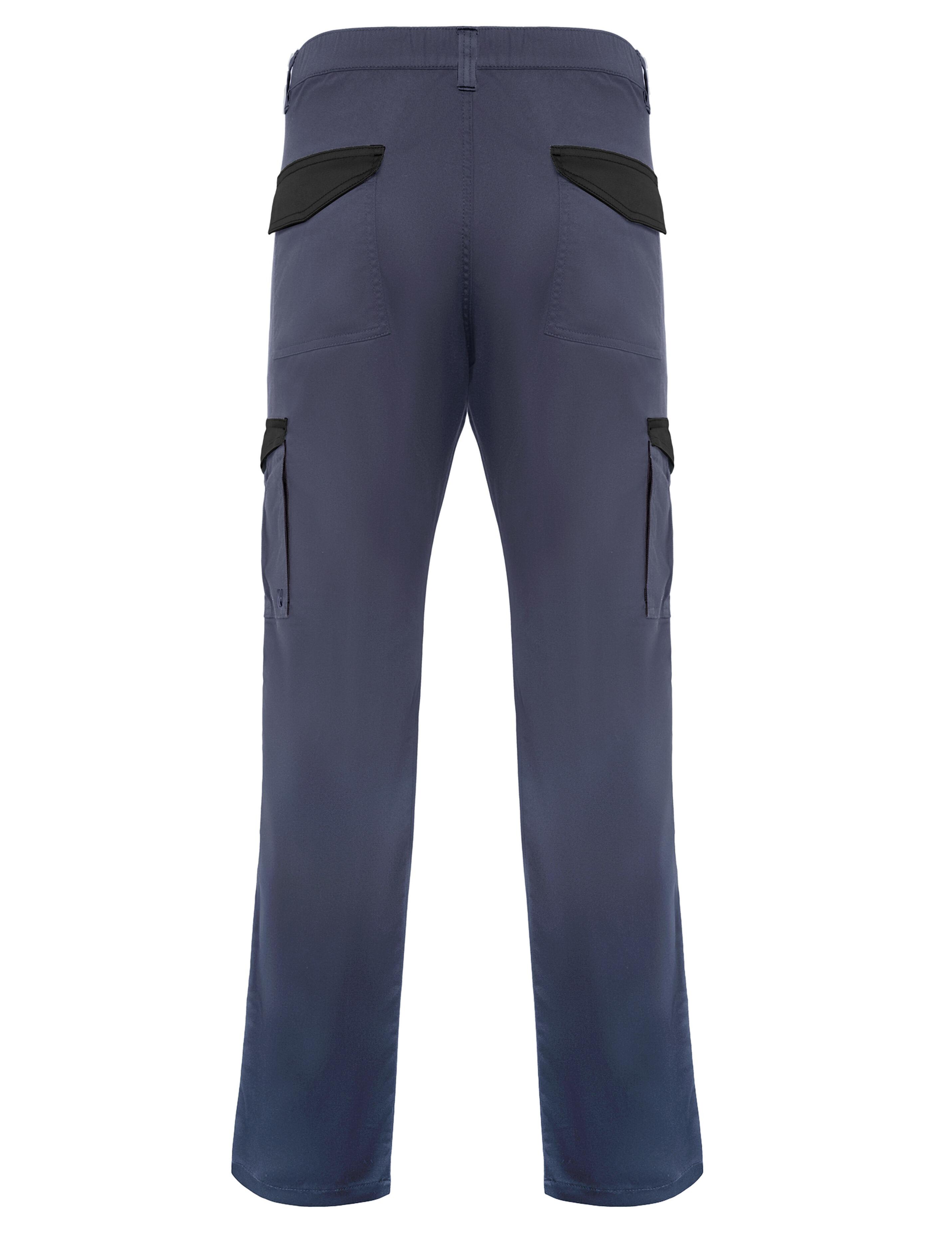 Custom Bi-Colour Workwear Trousers Grey/Black