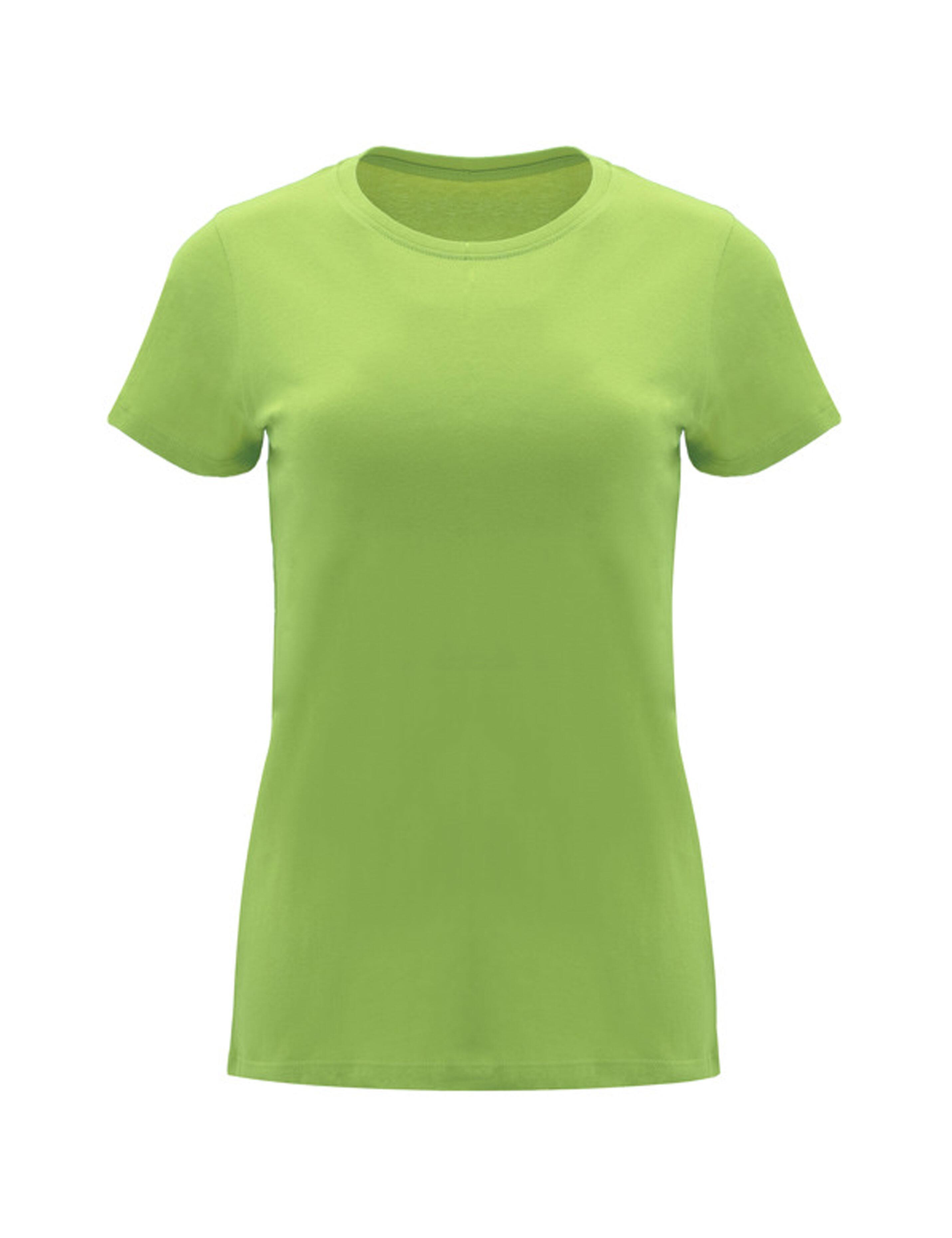 Plain lime women's T-shirt heavyweight cotton