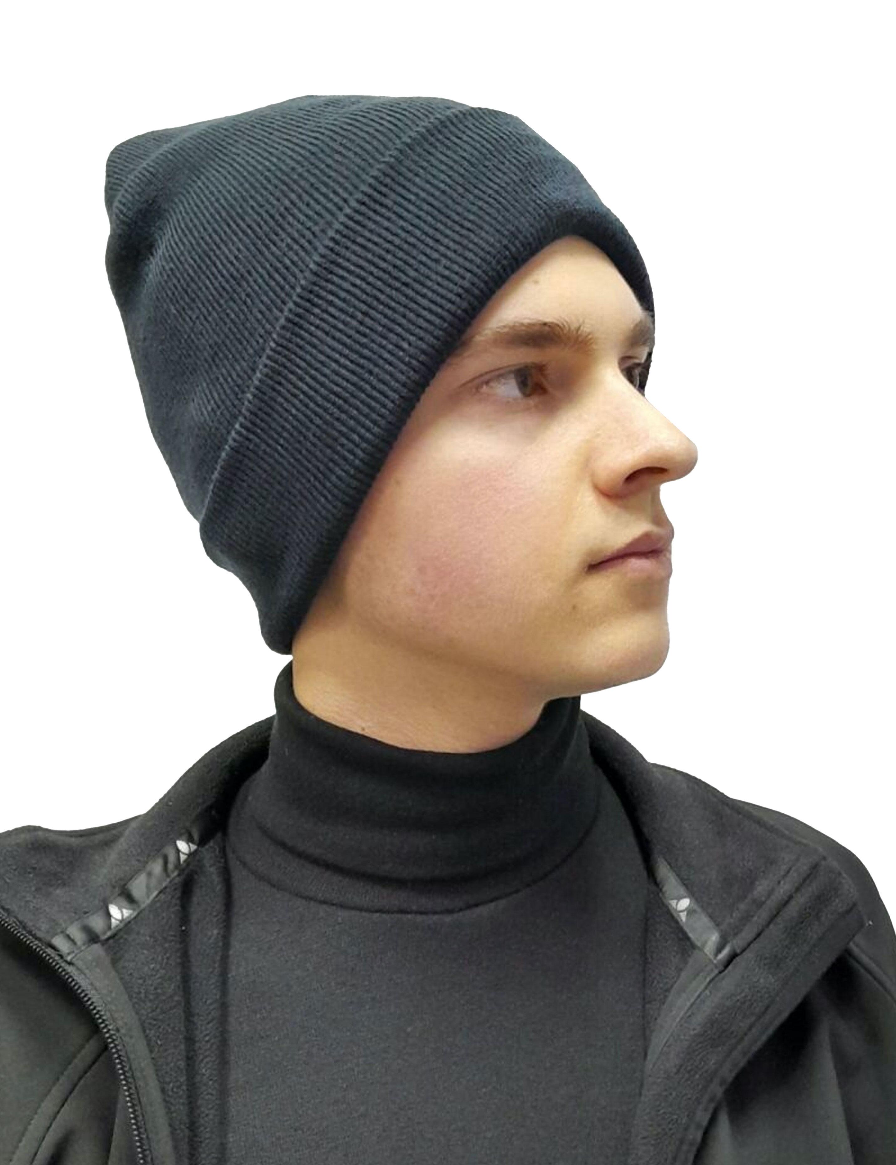 Winter hat beanie charcoal