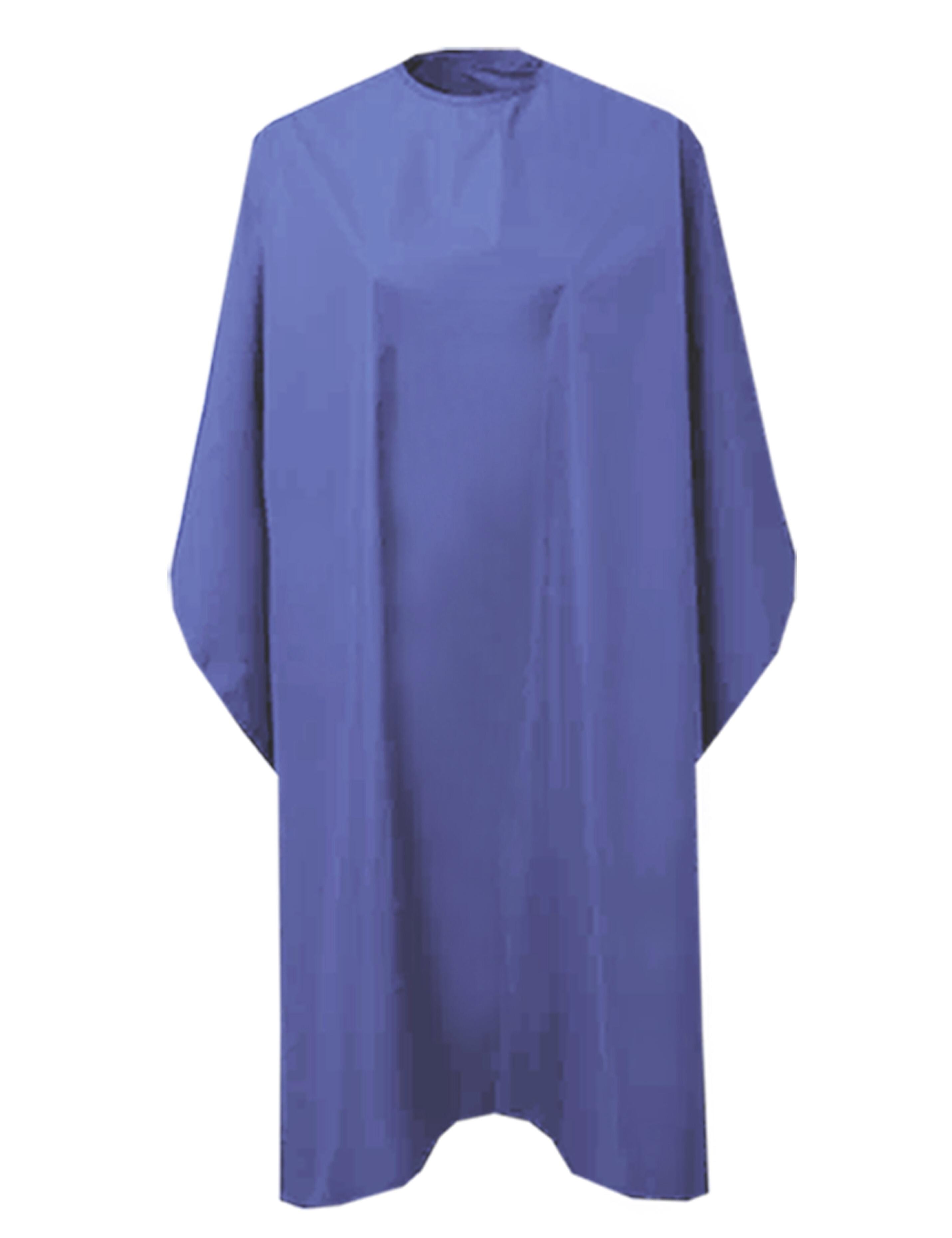 Denim Blue kids haircut cape with adjustable closure