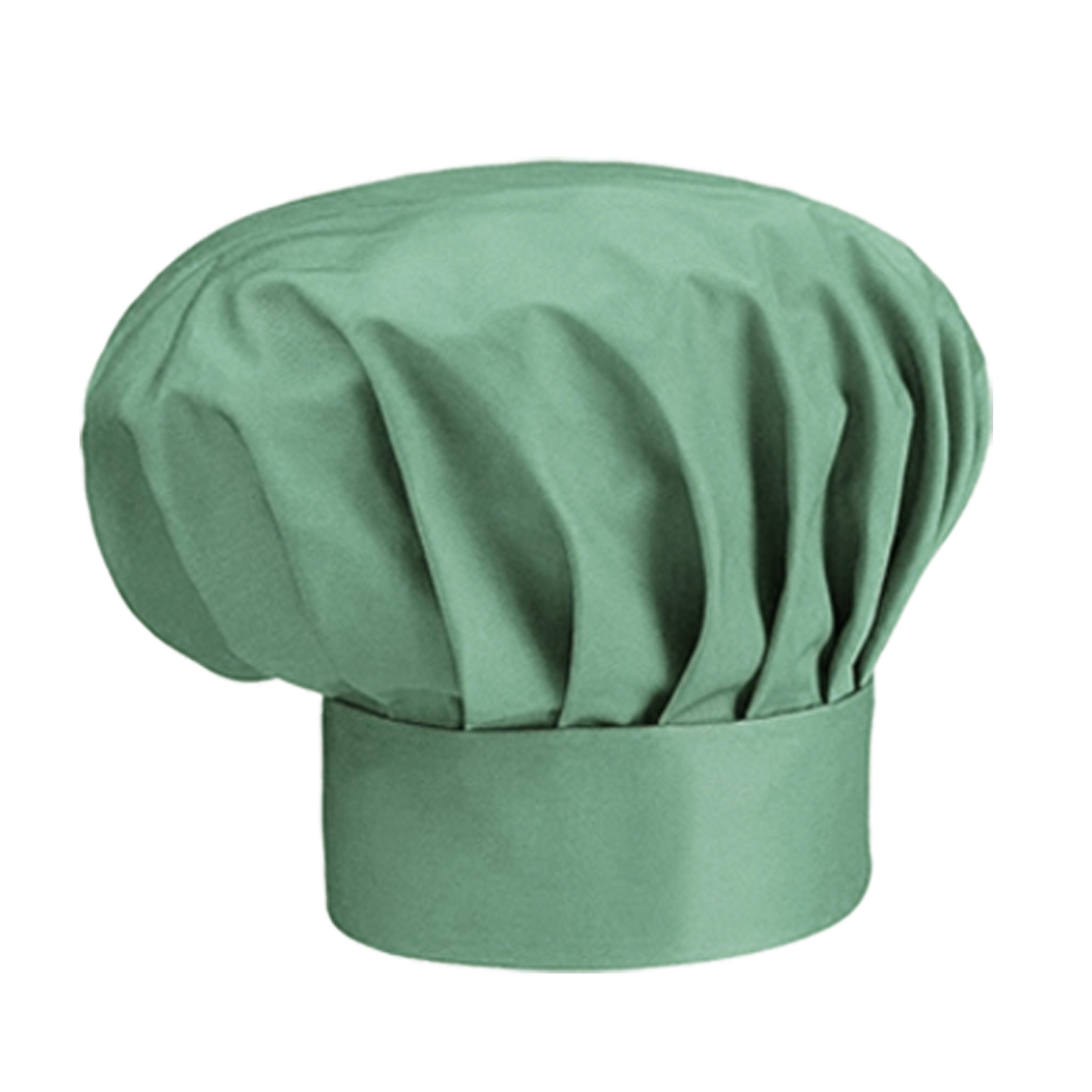 Olive chef’s hat for restaurant and catering uniforms