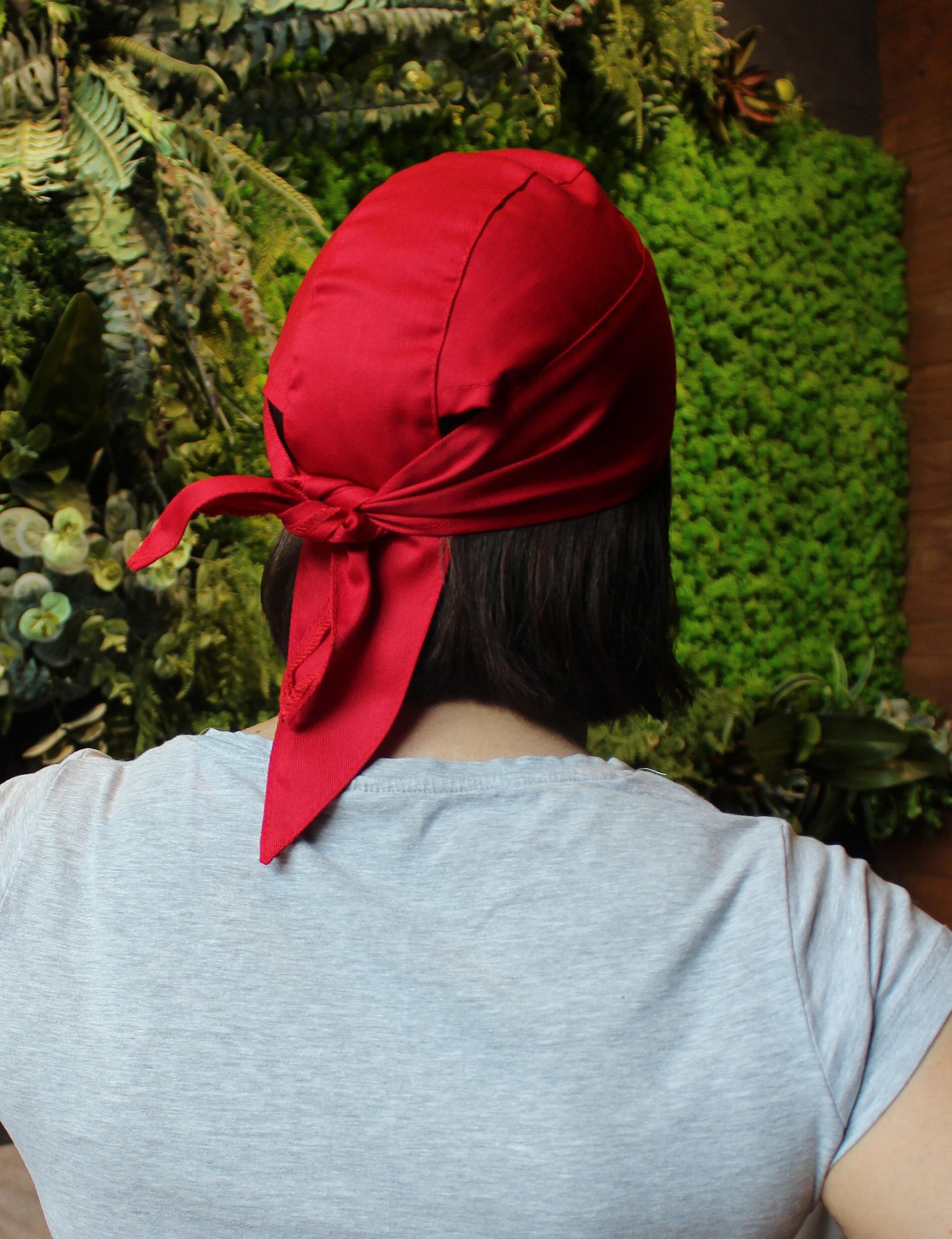 Professional chef bandana Red for horeca uniforms