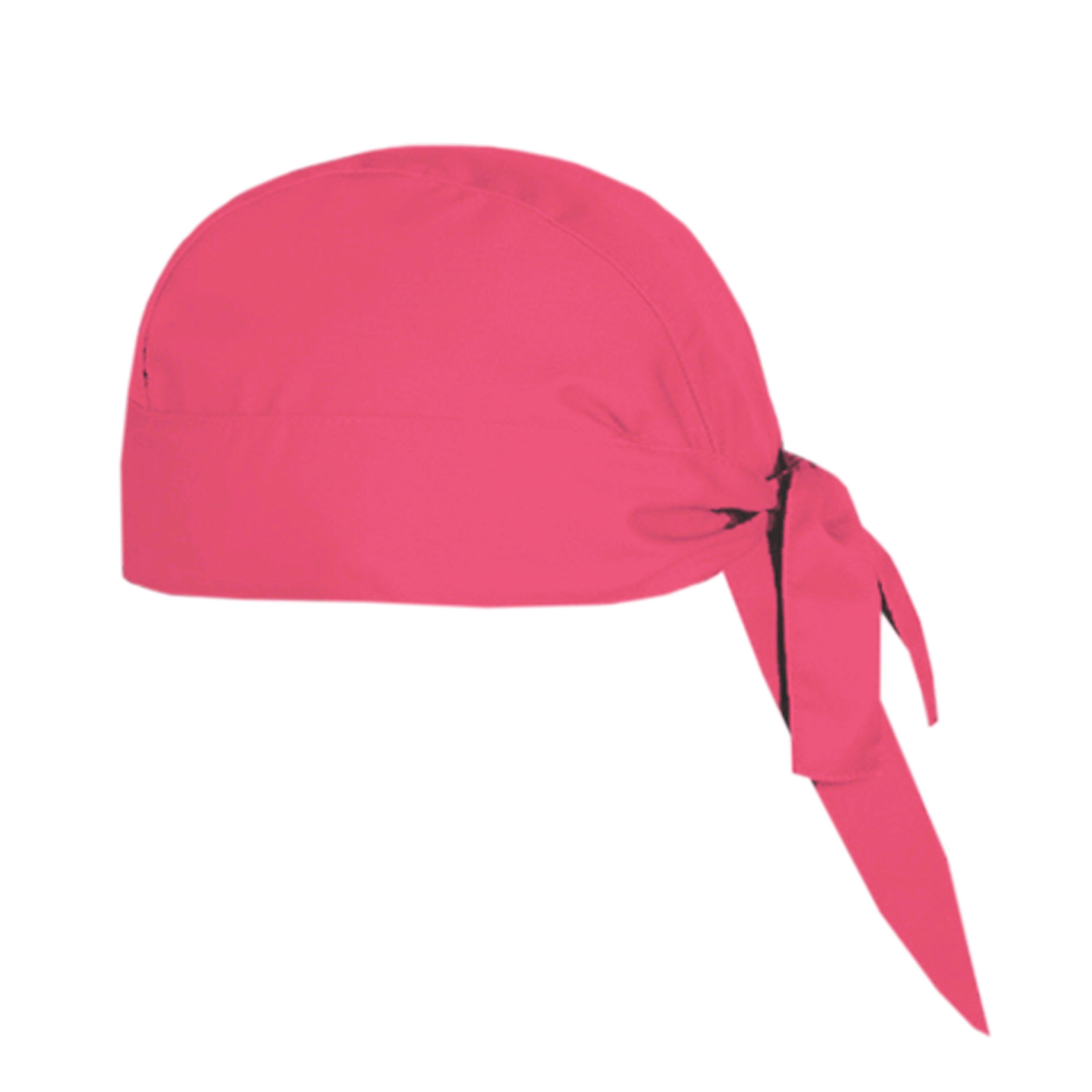 Coral chef bandana plain design for professional chefs