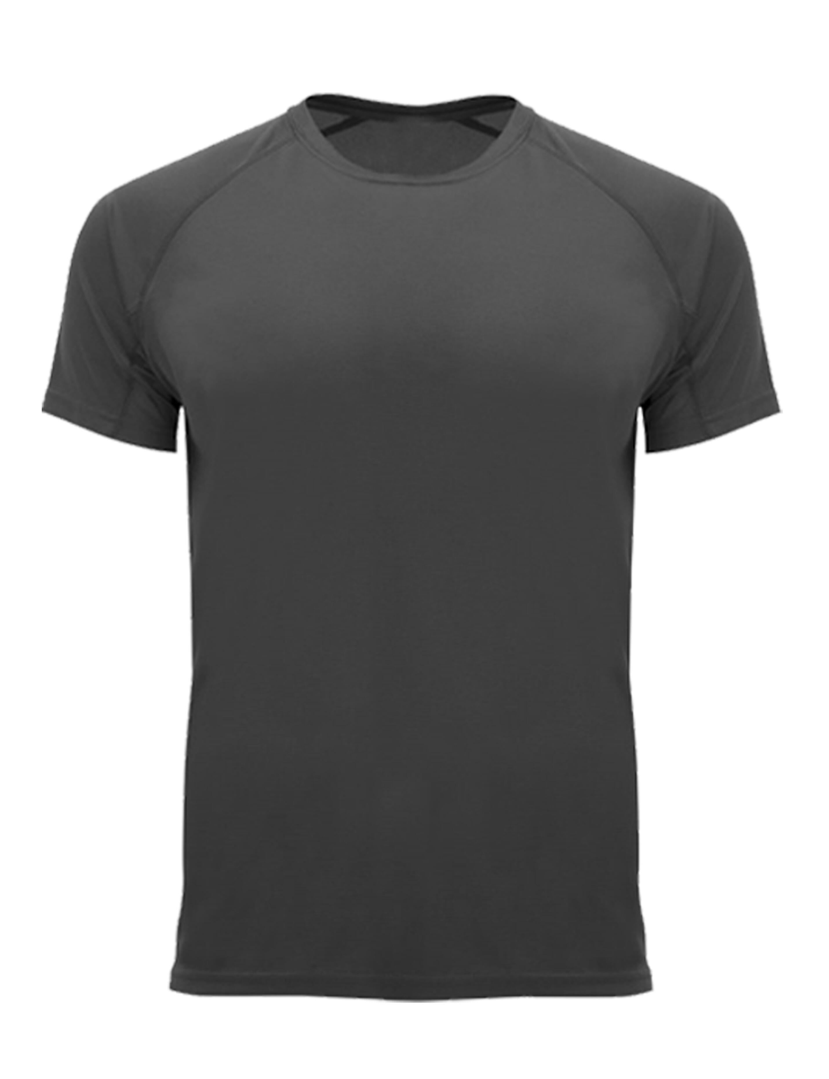 Dark Grey performance Dri Fit gym T-shirt with print option