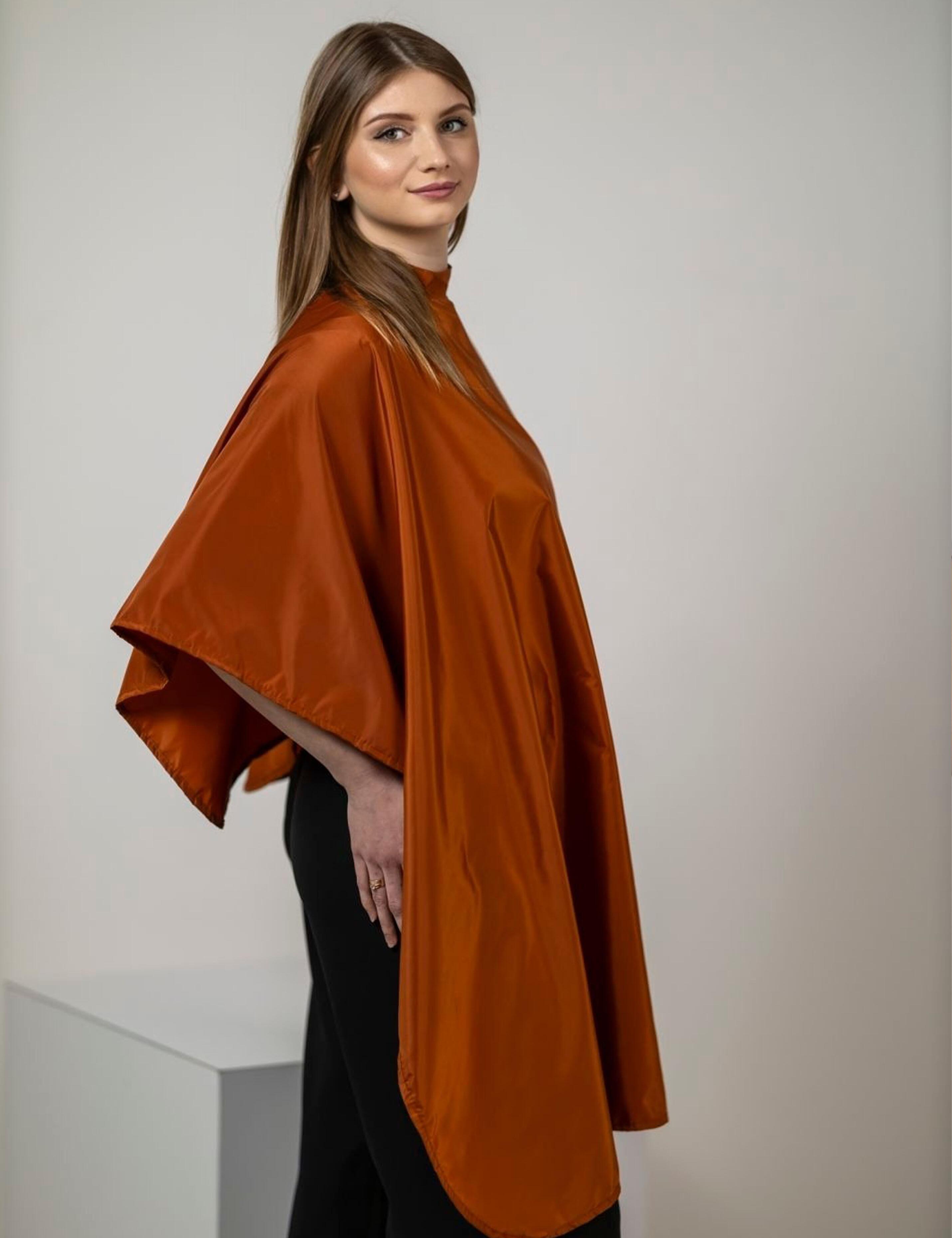 Professional ginger biscuit hairdresser gown premium quality fabric