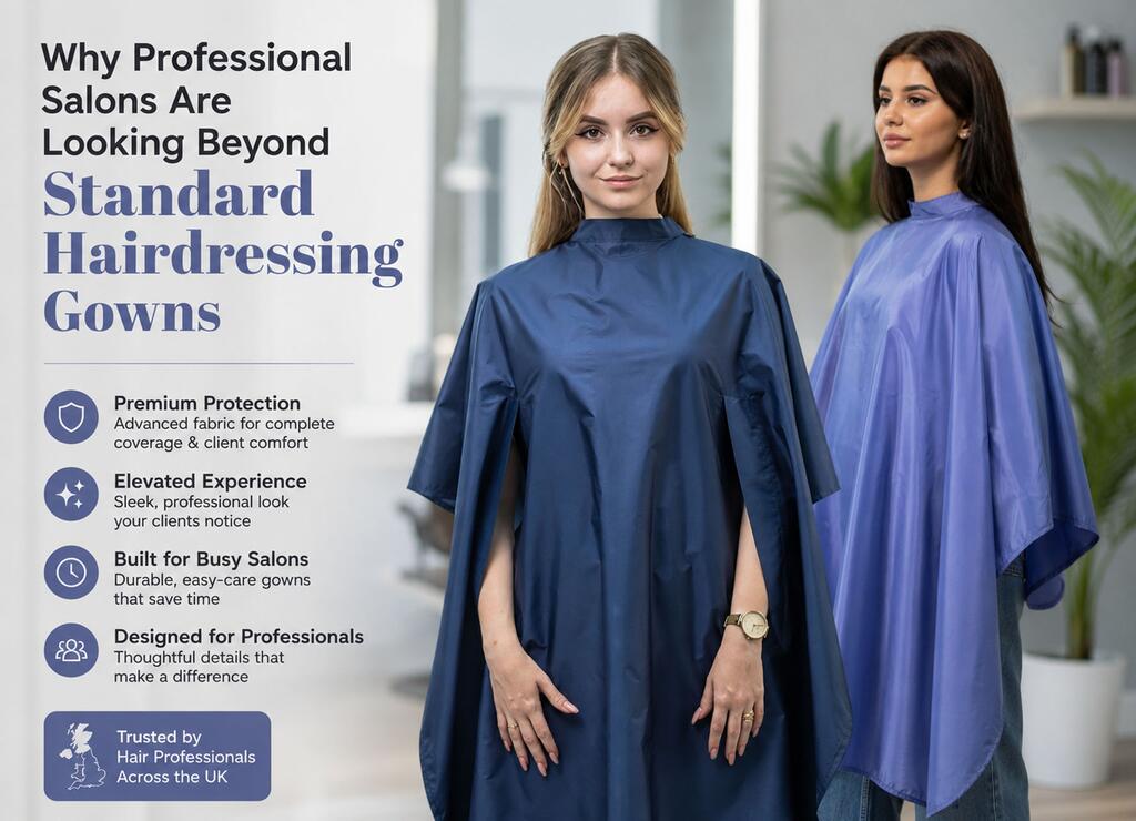 Why Professional Salons Are Looking Beyond Standard Hairdressing Gowns