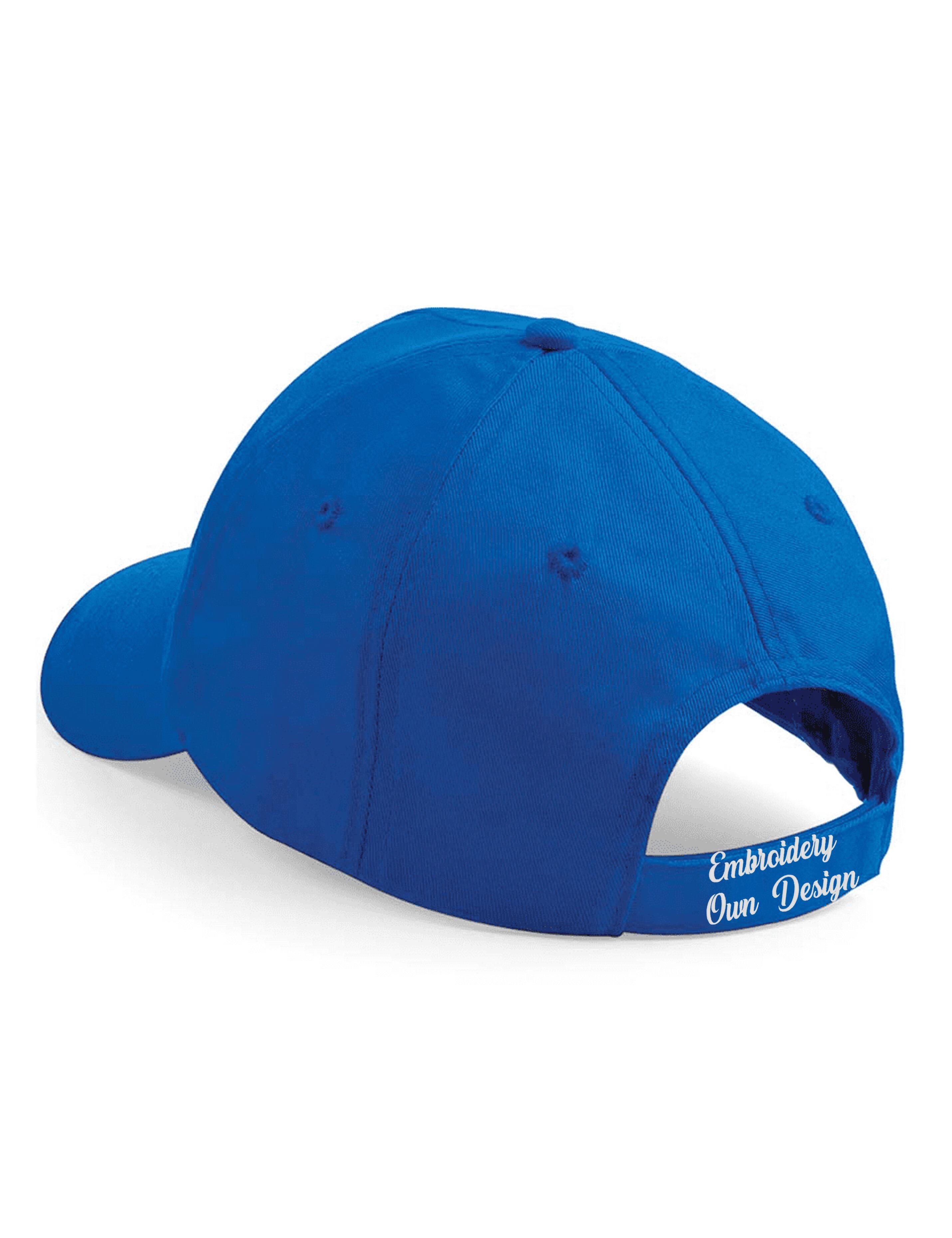 Embroidered Baseball Cap Royal Blue with your logo or design