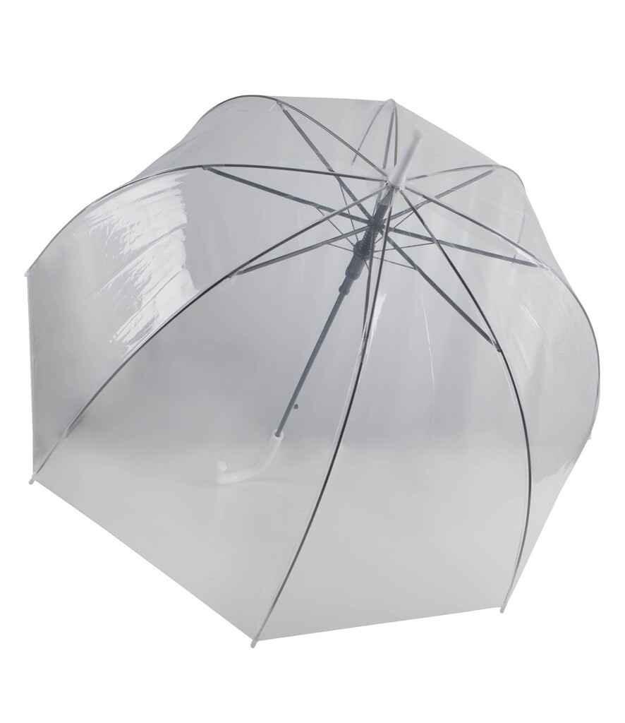 Personalised Transparent Umbrella White with print