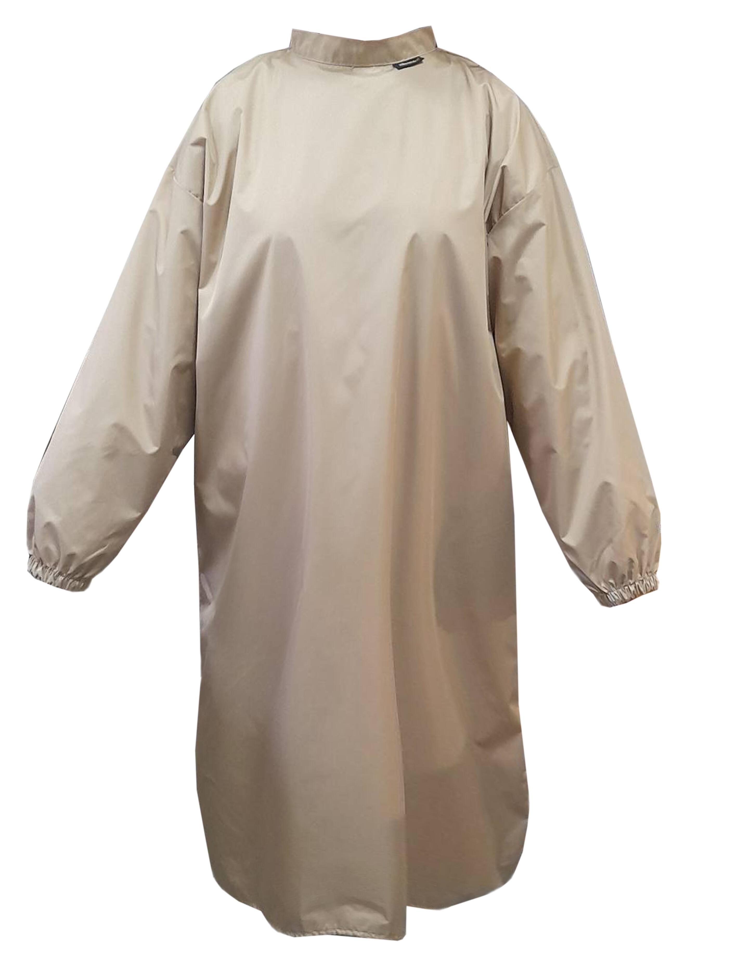 Nibano hairdressing gown with sleeves Cappuccino