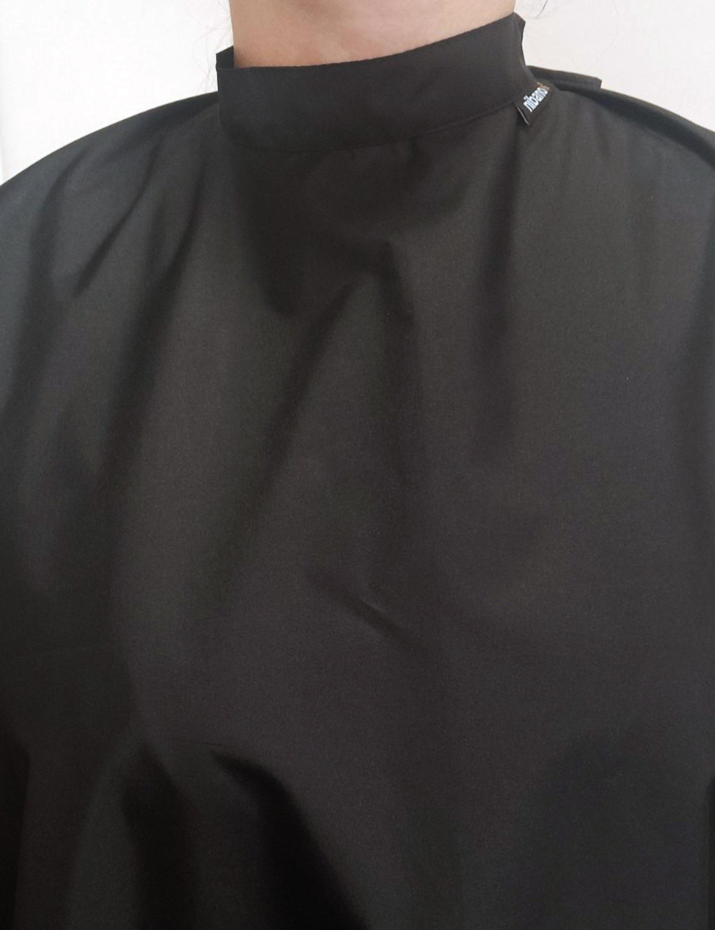 washable hairdressing gown black