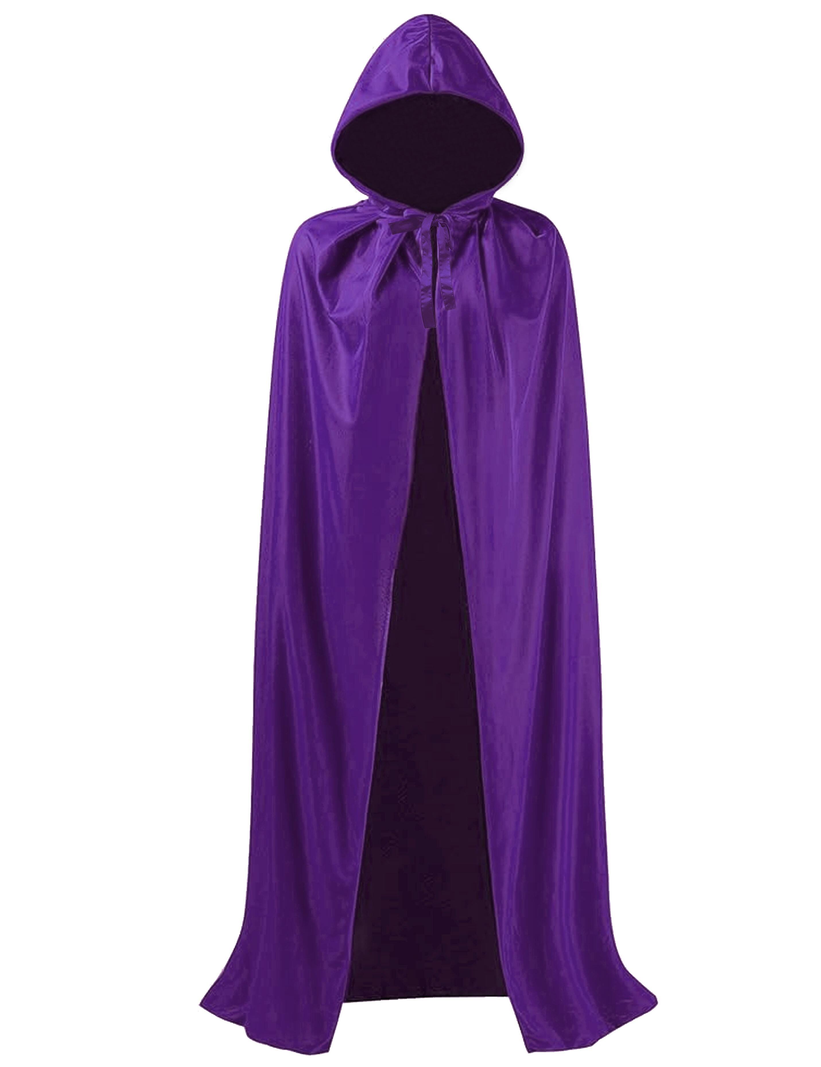 Hooded Hairdressing show gown Purple