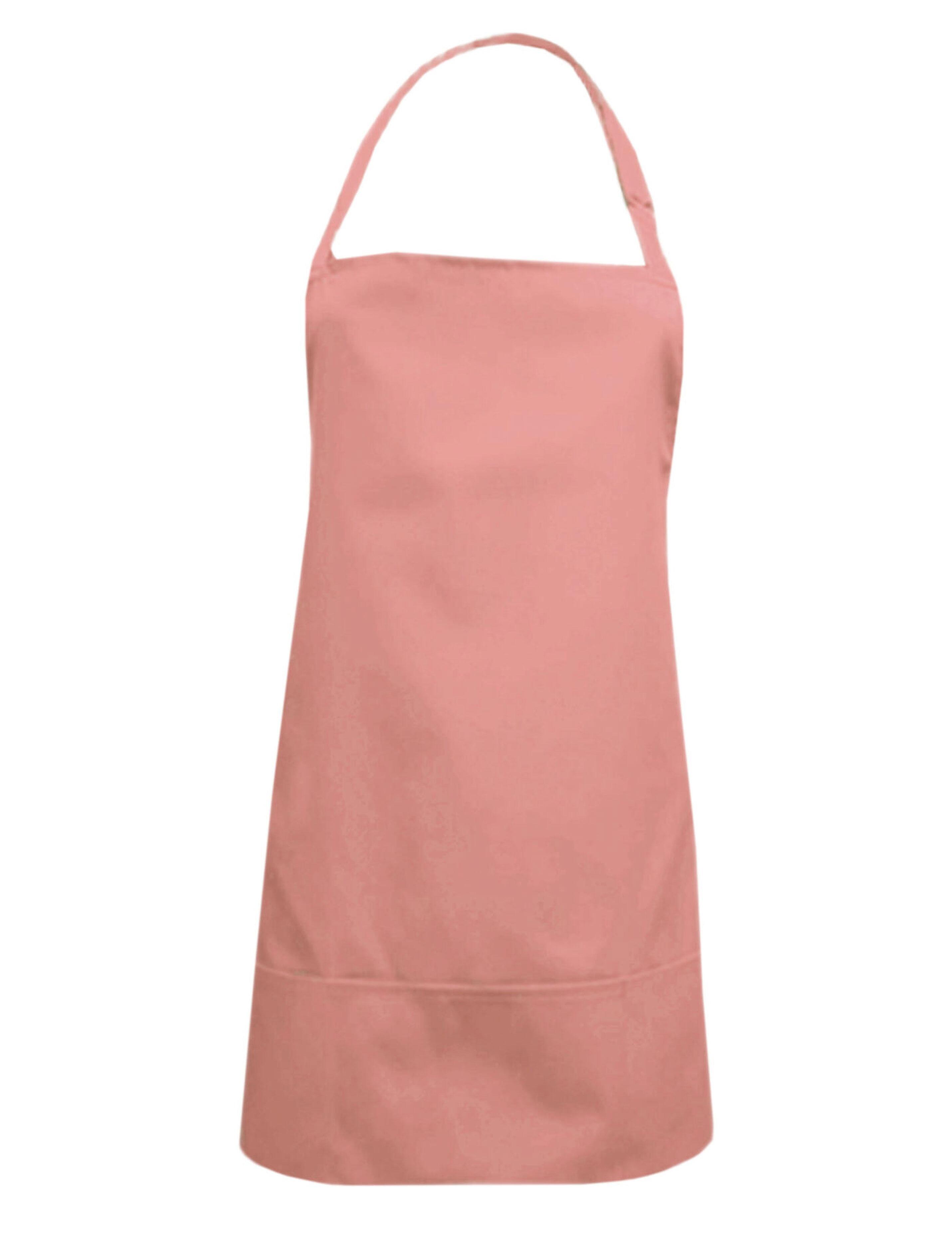 Nibano waterproof short hair and beauty salon apron peach