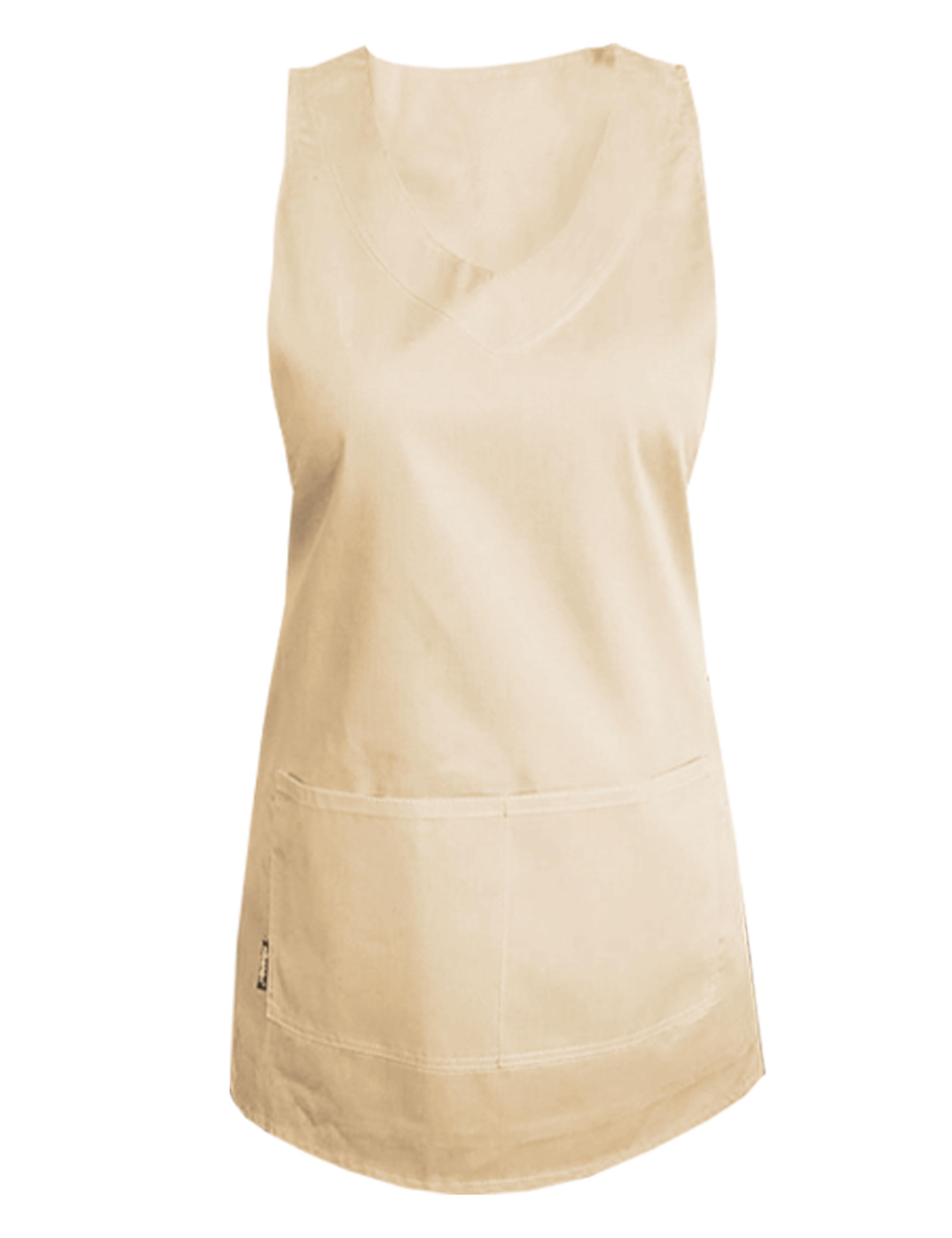 Professional cream waterproof wrap around apron for salons