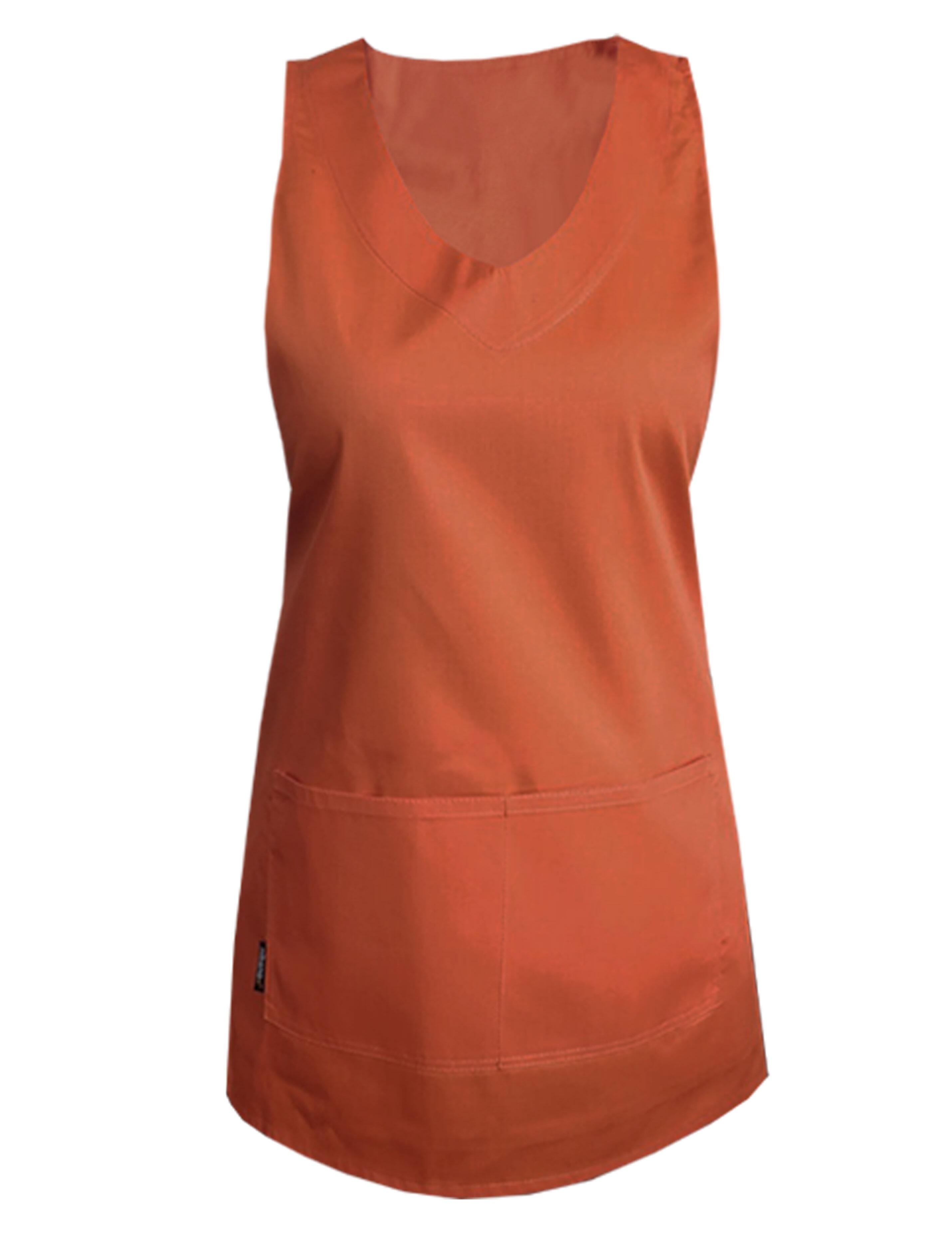 Professional ginger biscuit waterproof wrap around apron for salons