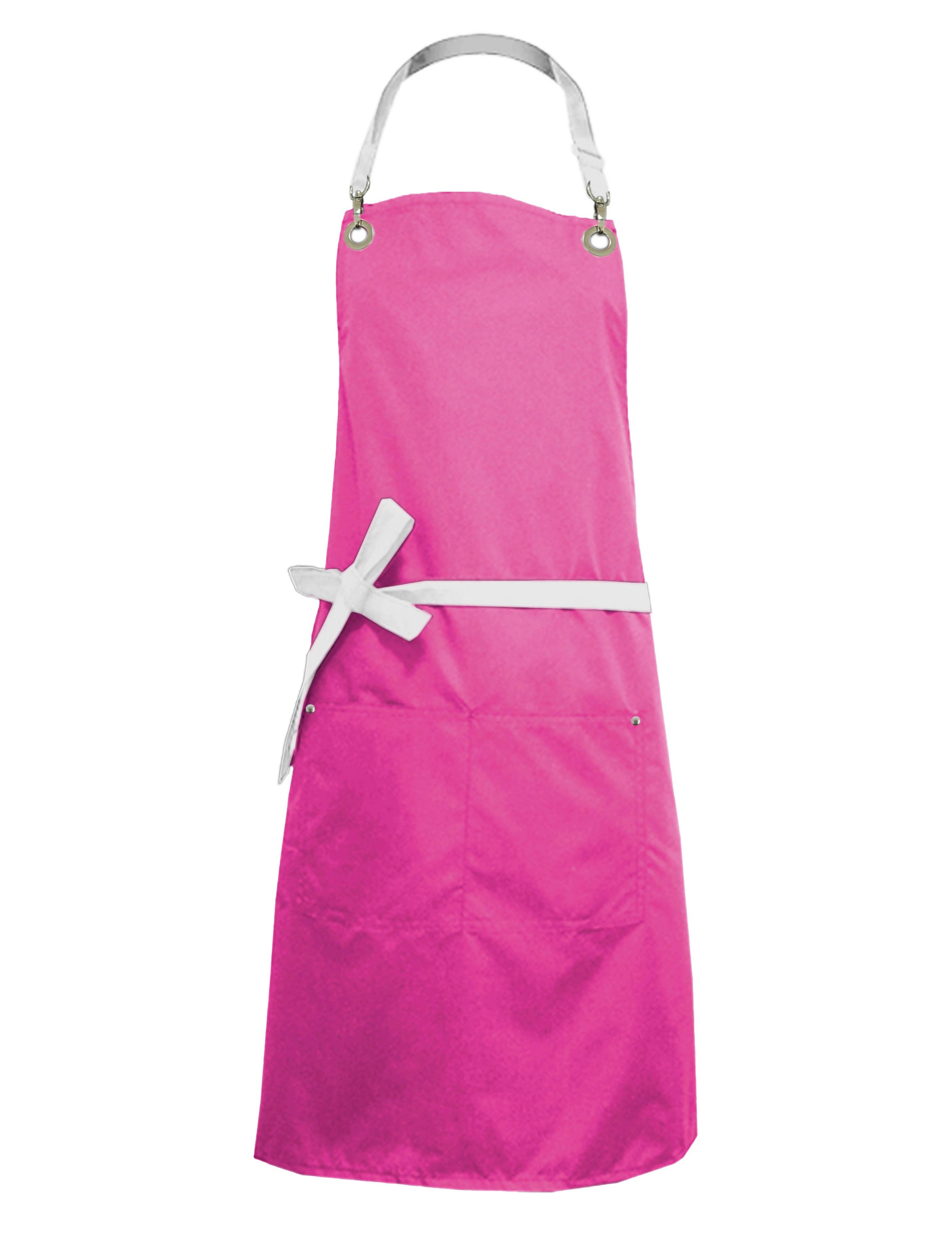 Nibano waterproof bi-colour luxury hairdressing and grooming apron hot pink