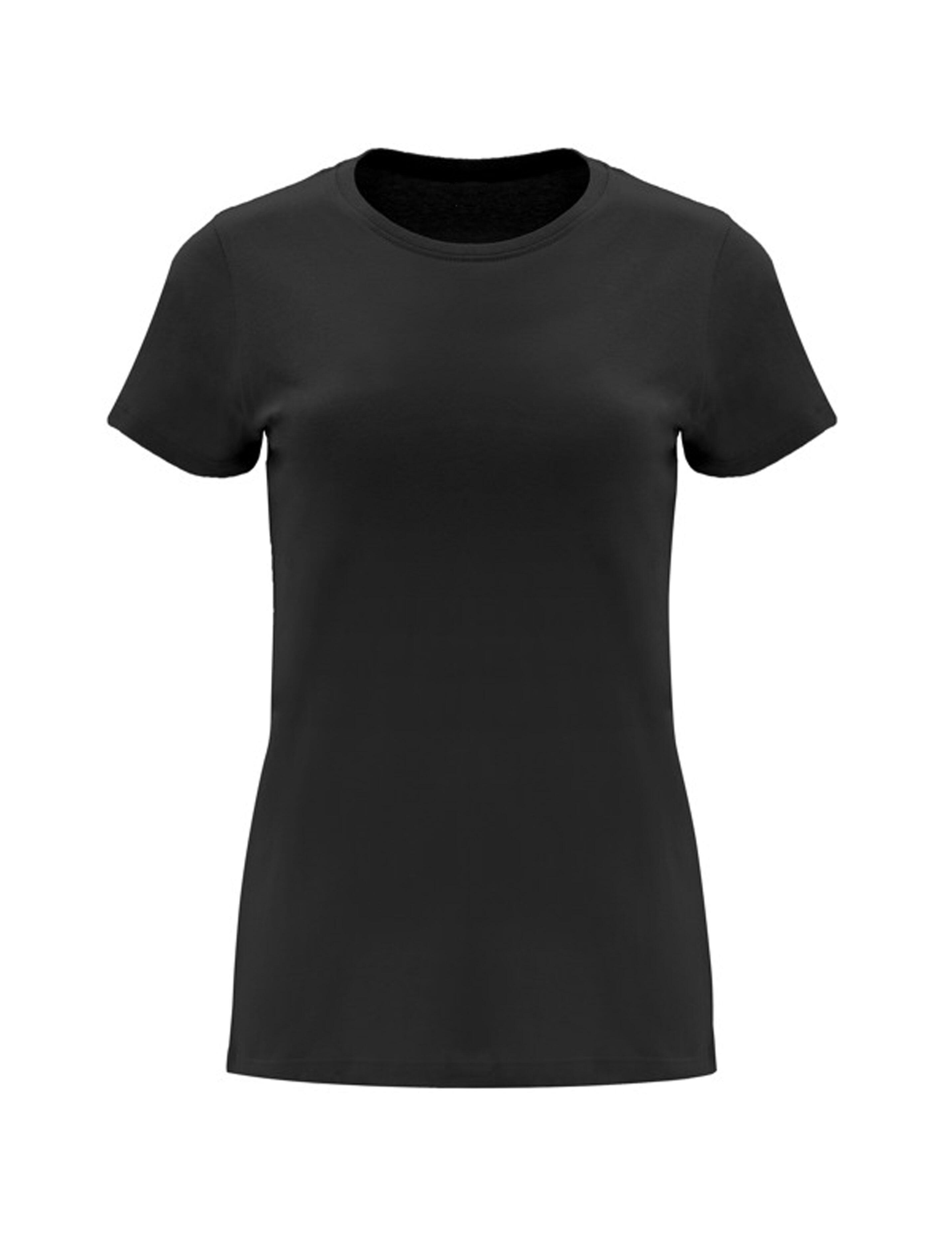 Custom black women's T-shirt heavyweight cotton