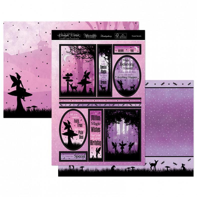 Hunkydory Twilight Forest Under the Stars Topper Set Card Kit TFOR906 