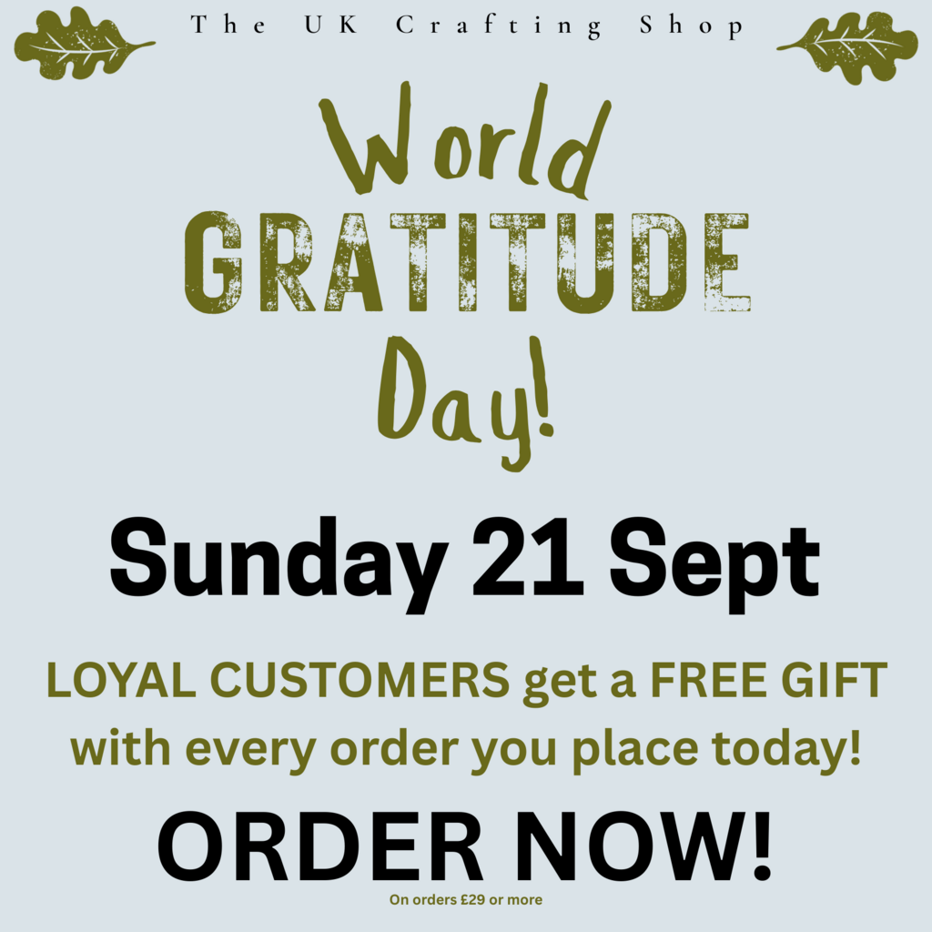 21 September is World Gratitude Day!