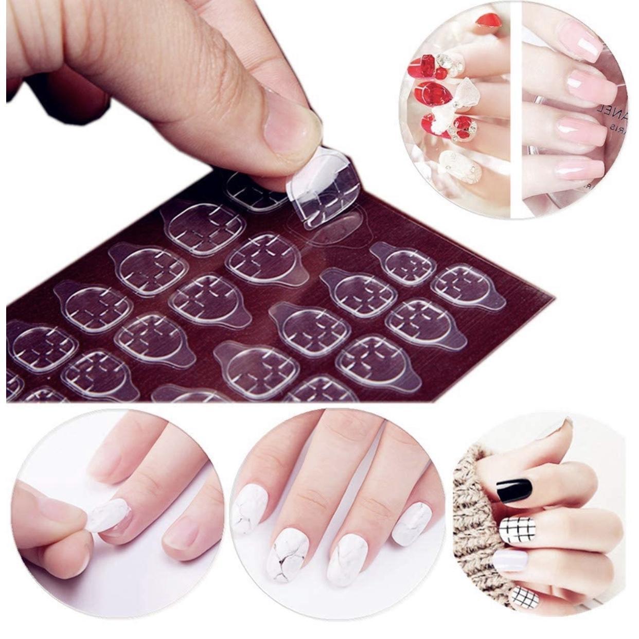 NAIL GLUE STICKER TABS