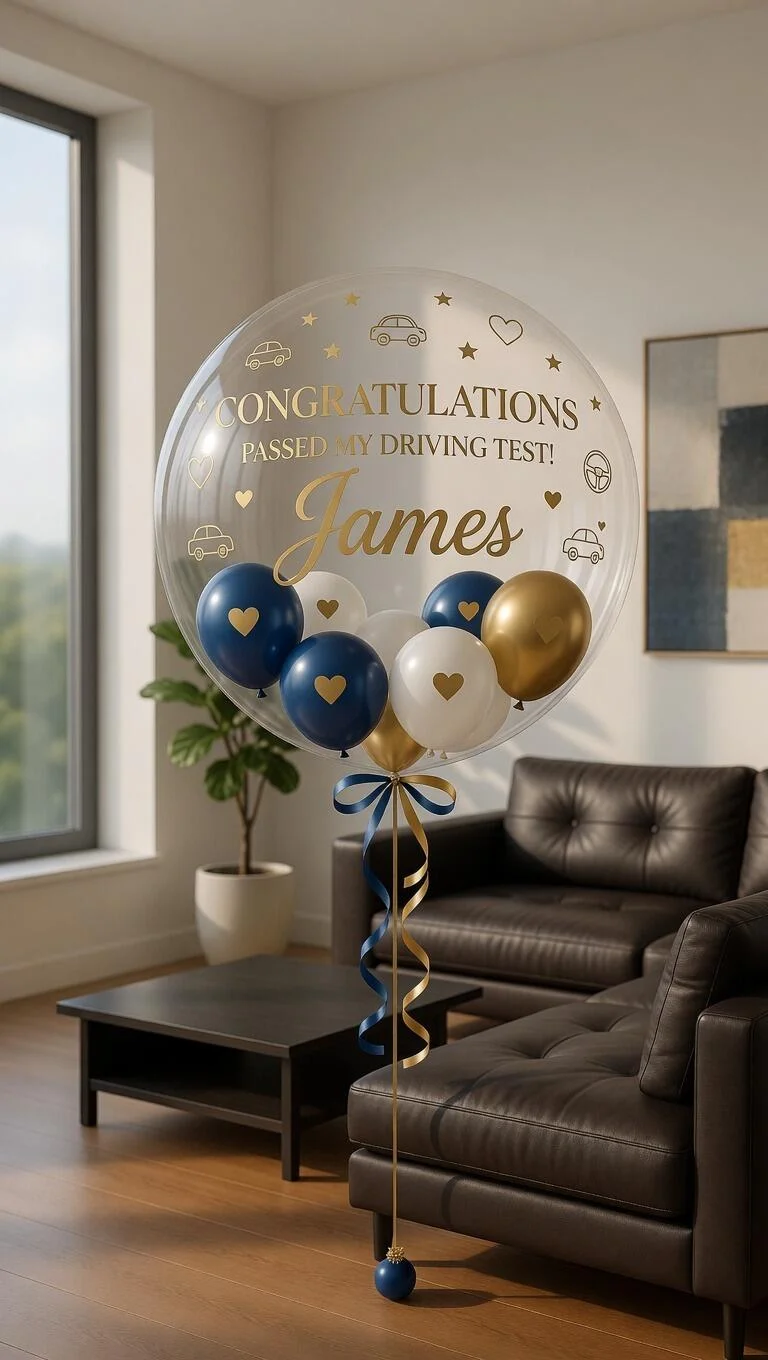 Passed Driving Test Personalised Balloon balloon display