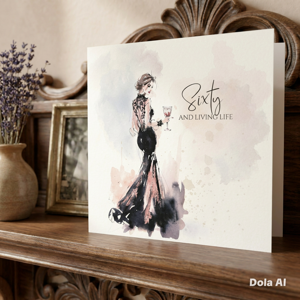 70th Birthday Luxury Greeting Card hand-finished Ladybug greeting card with Swarovski crystals or pearls