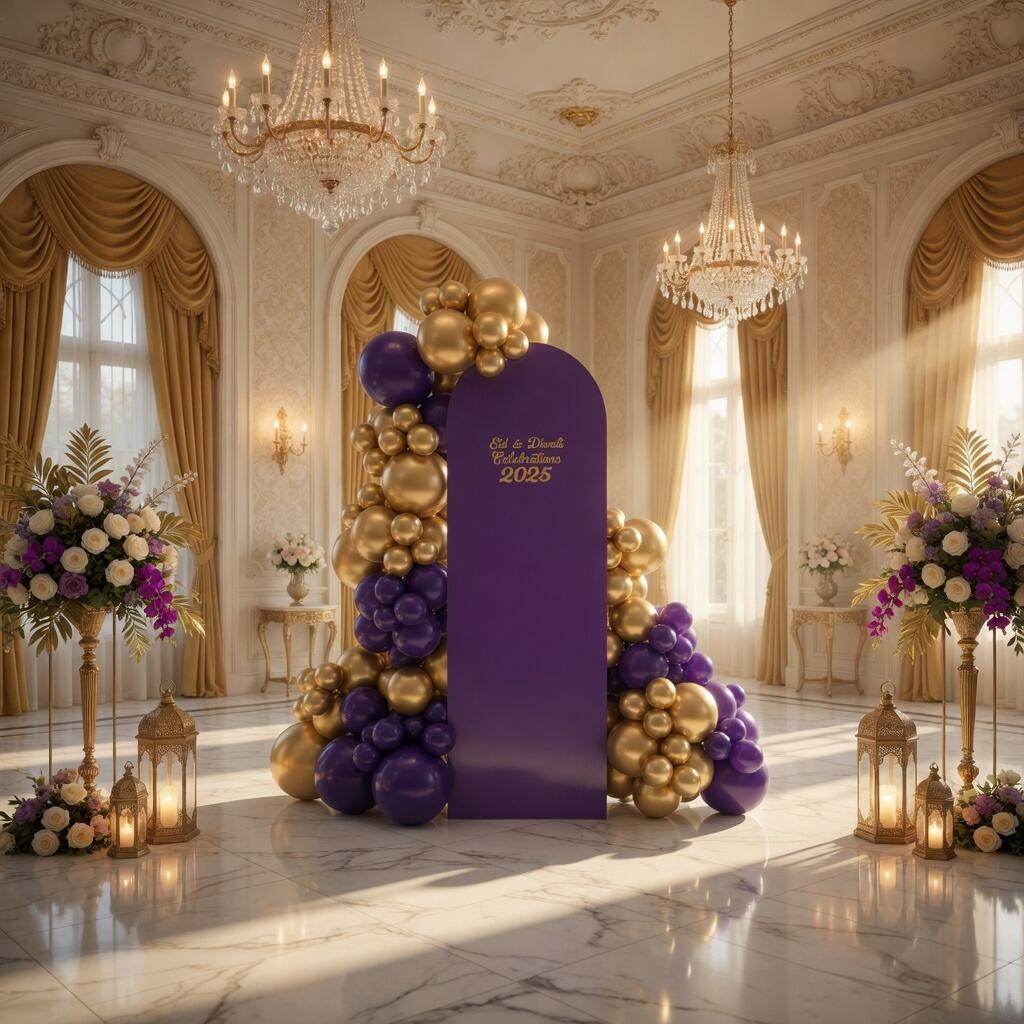 Eid Balloon Backboard balloon display