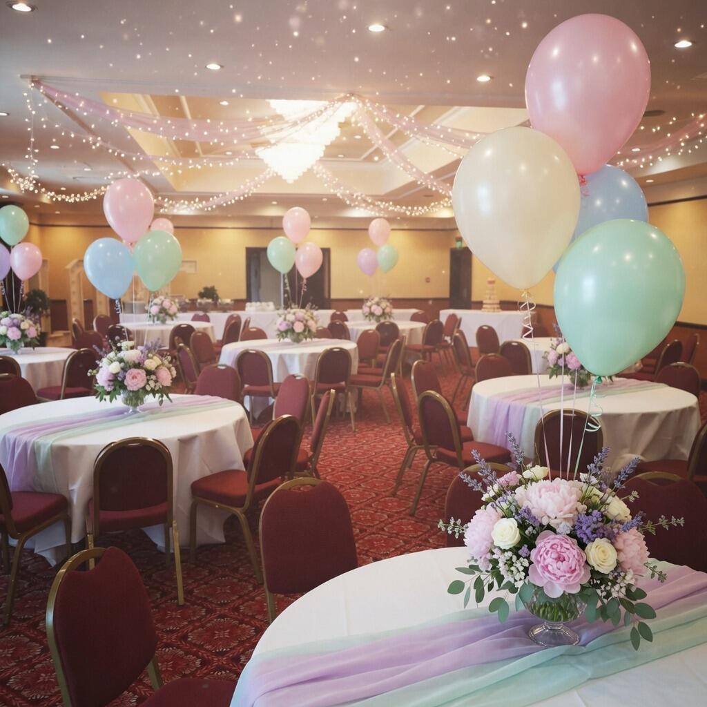 Table Balloons (Sets of Three) balloon display