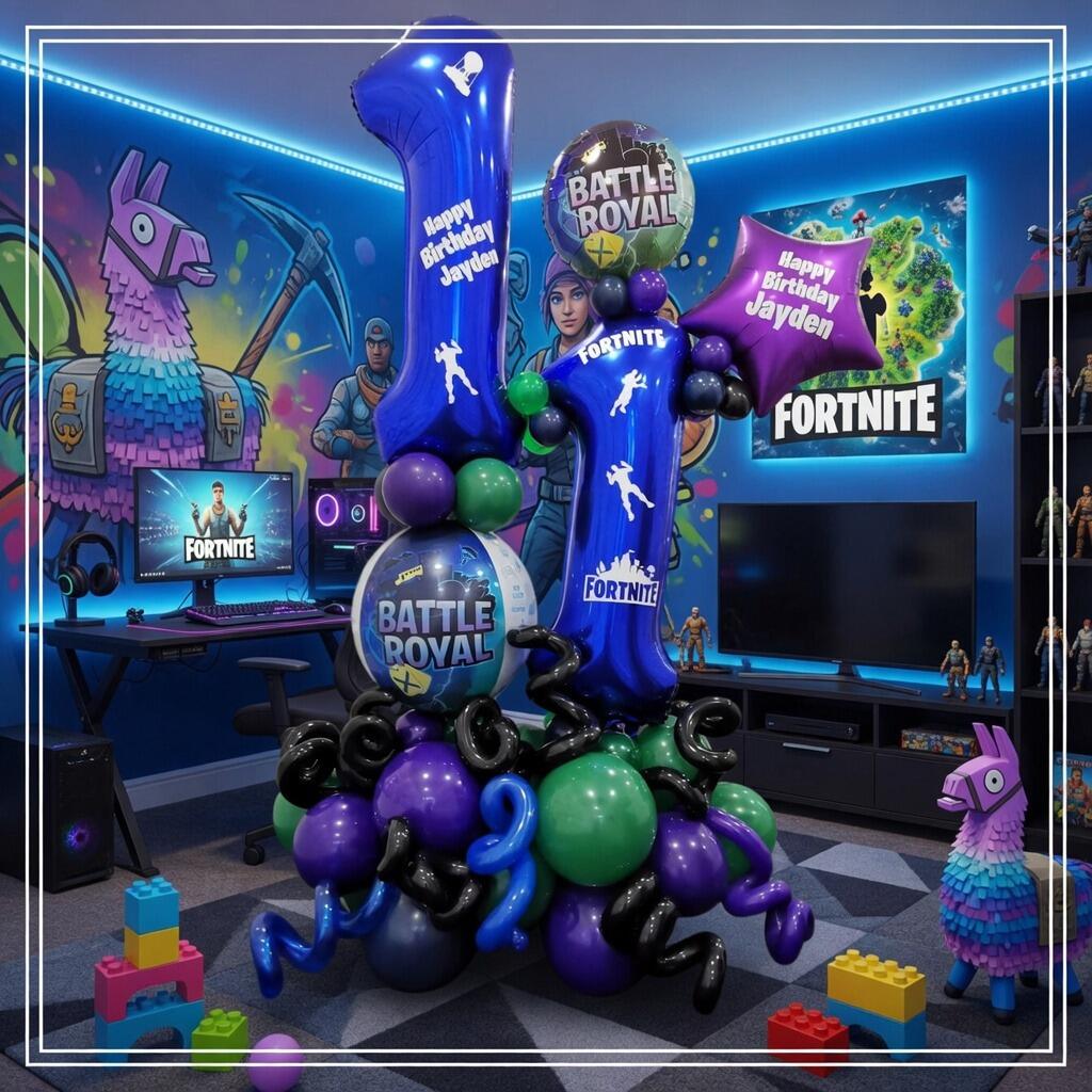 Signature gaming double digit balloon display