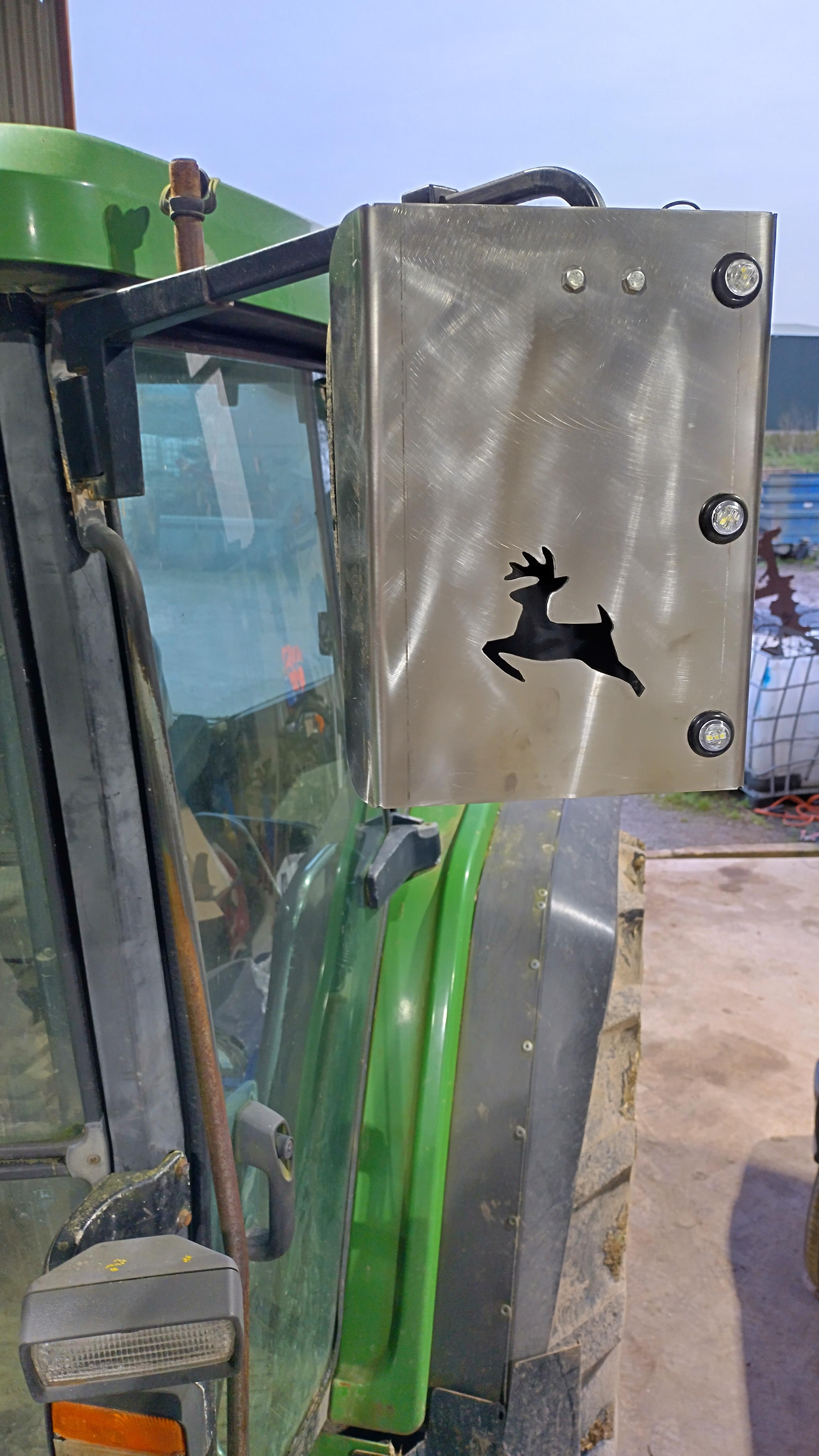 John Deere Mirror Guards (non electric)