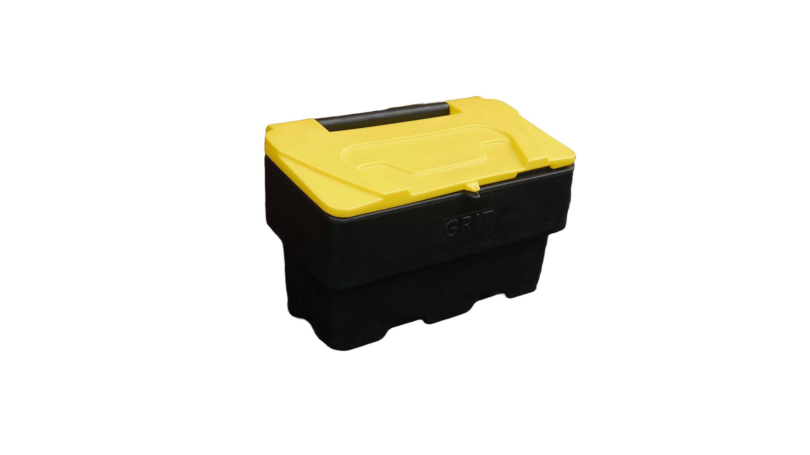 Nevis Grit Bin Salt Box 200kg Black Yellow
